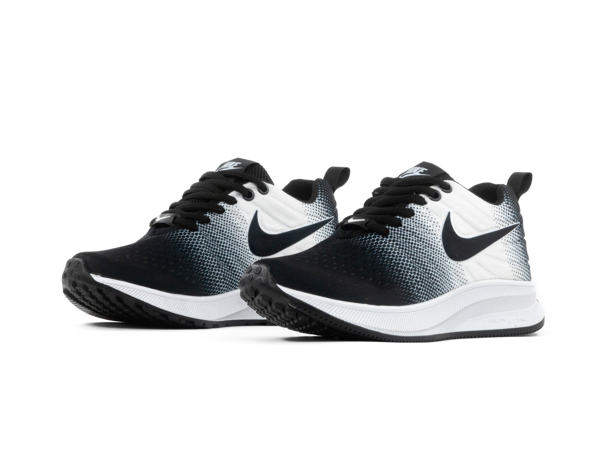 Tenis 012 Negro Blanco Negro