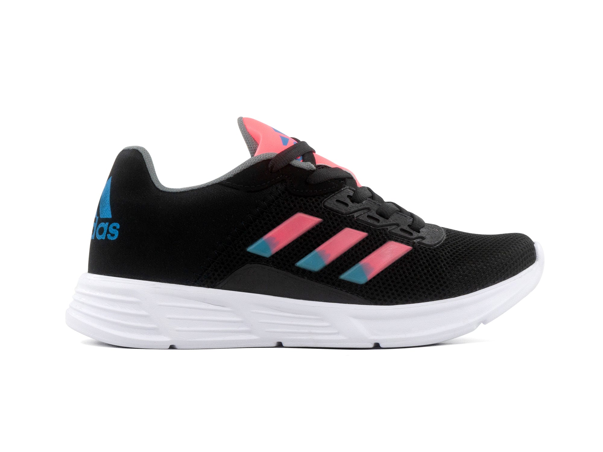 Tenis 510 Negro Rosa Turquesa