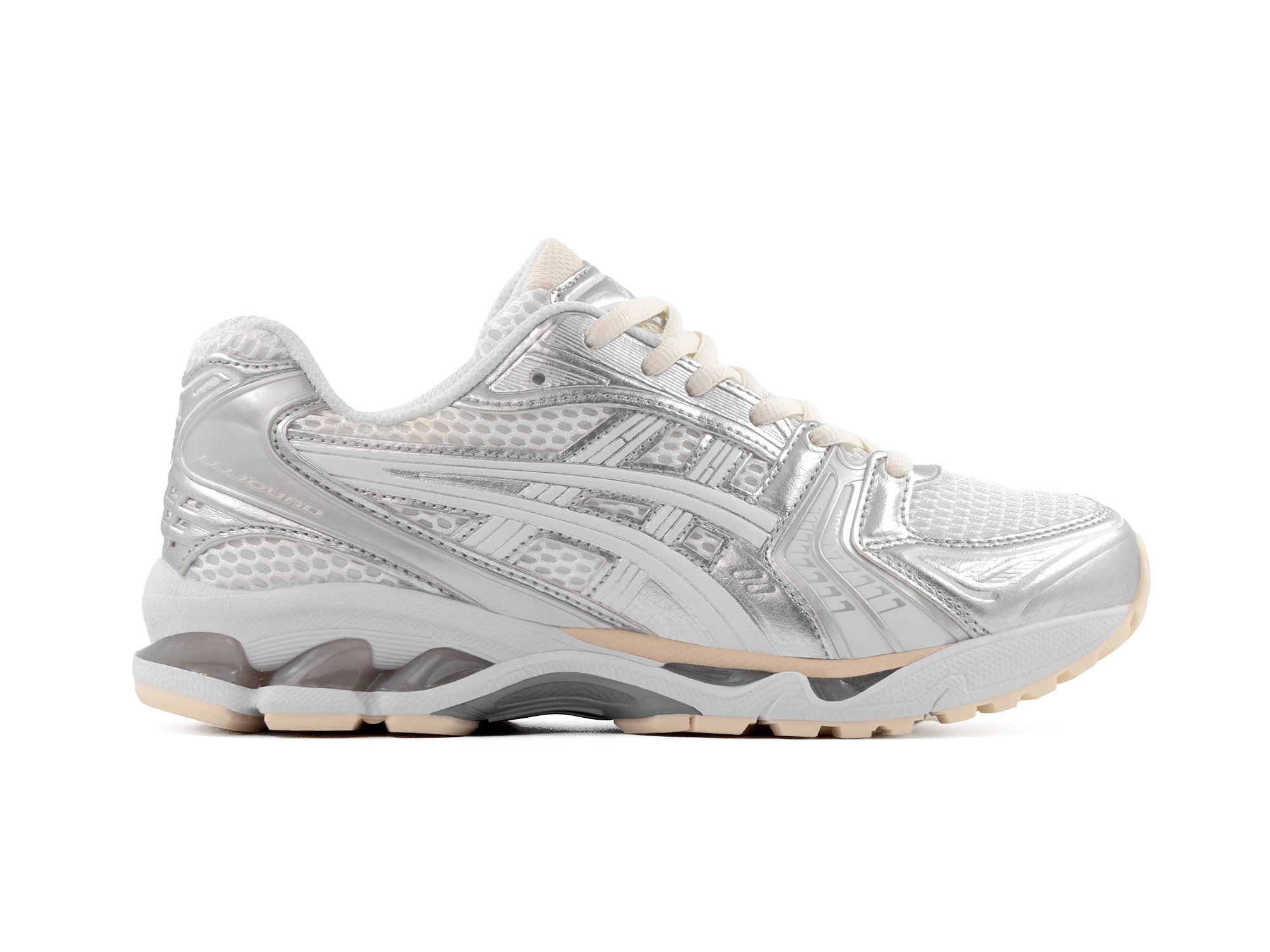 Tenis Asics Gel-Kayano 14 Jjjjound Silver White Importado