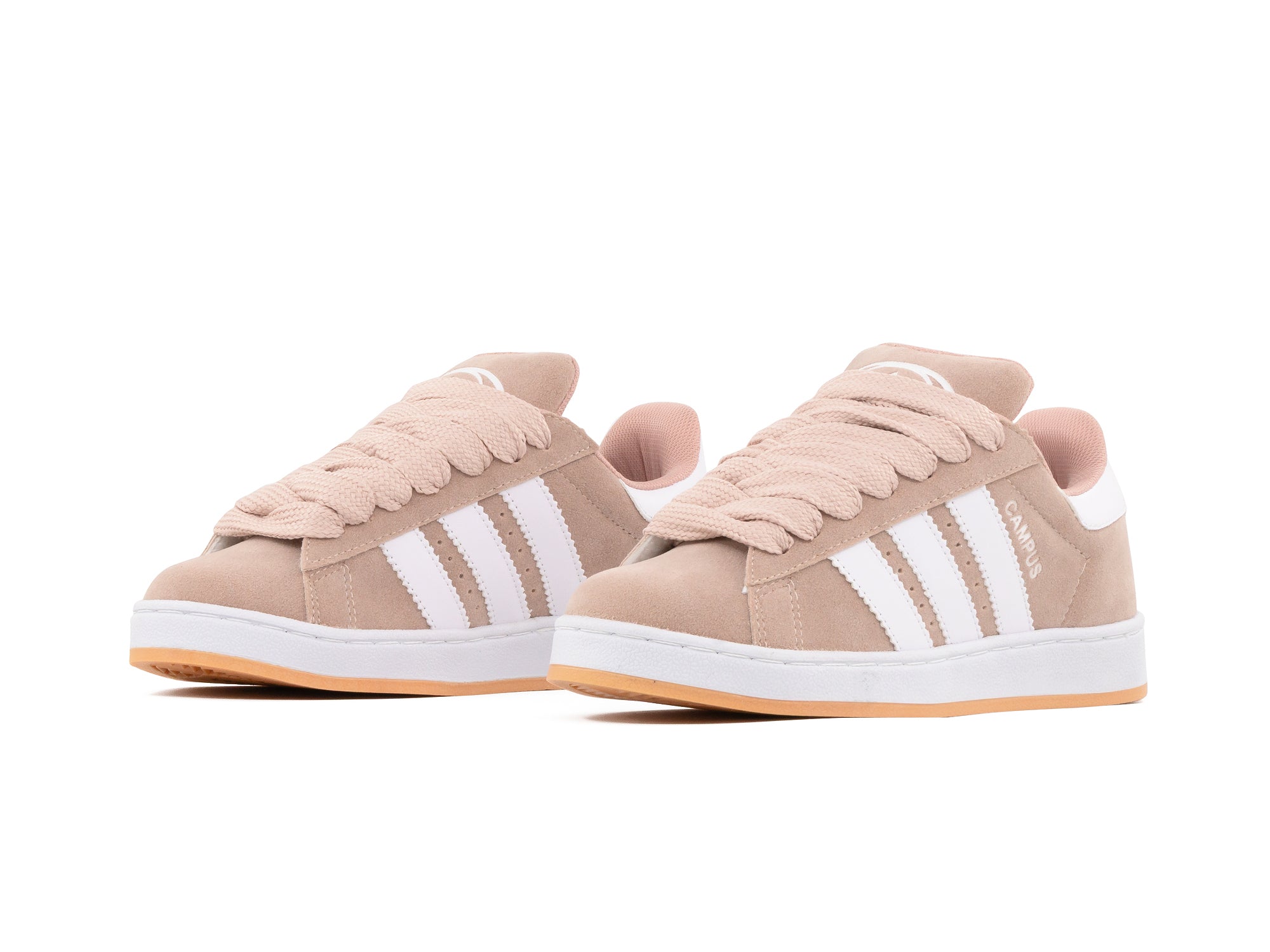 Tenis Campus Beige Blanco