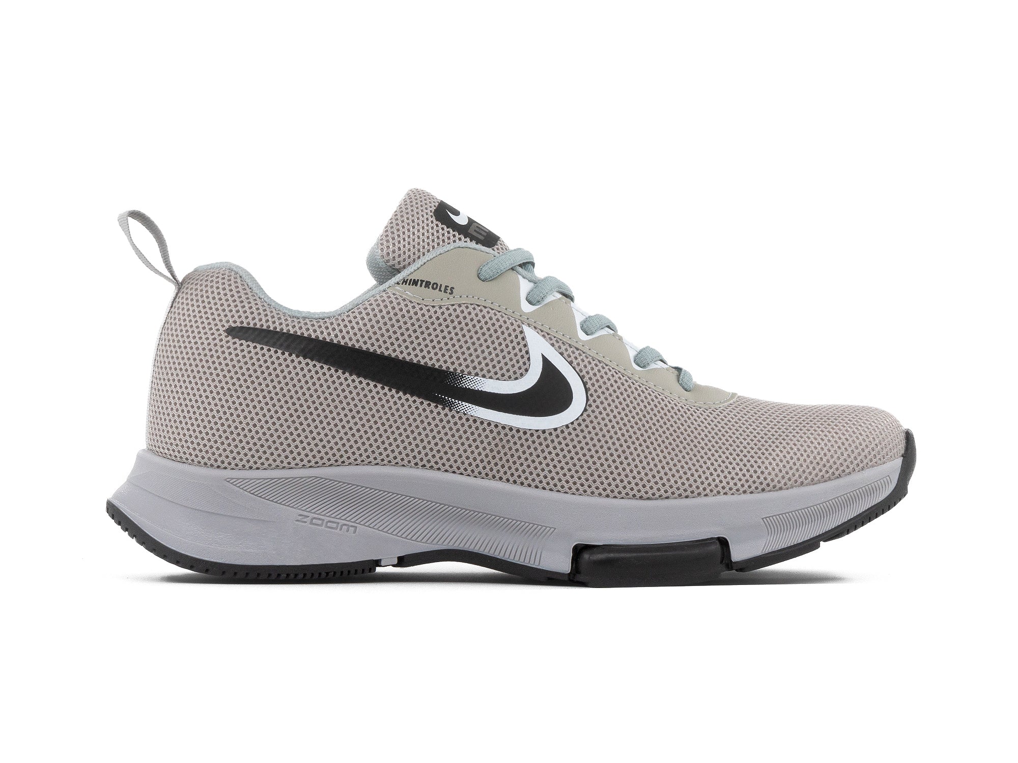 Tenis 025 Plata Blanco Negro