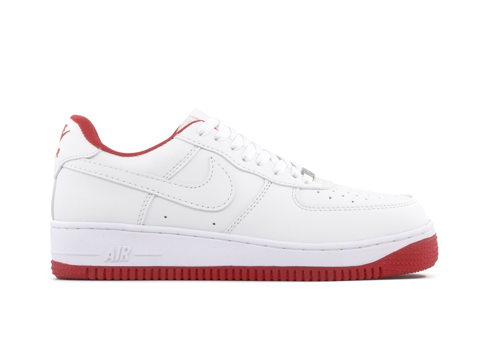 Tenis Air Force Blanco Rojo Premium