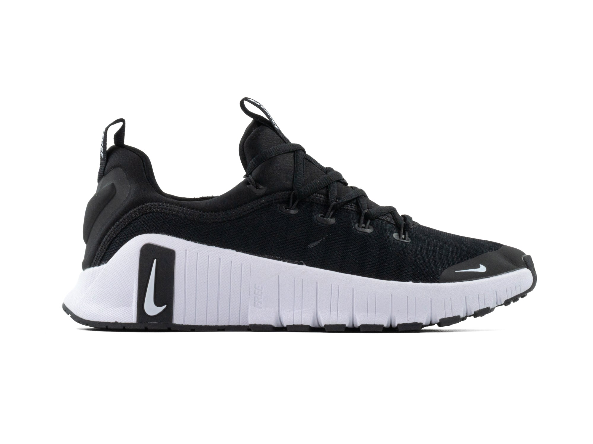 Tenis Free Metcon 6 Negro Blanco Importado