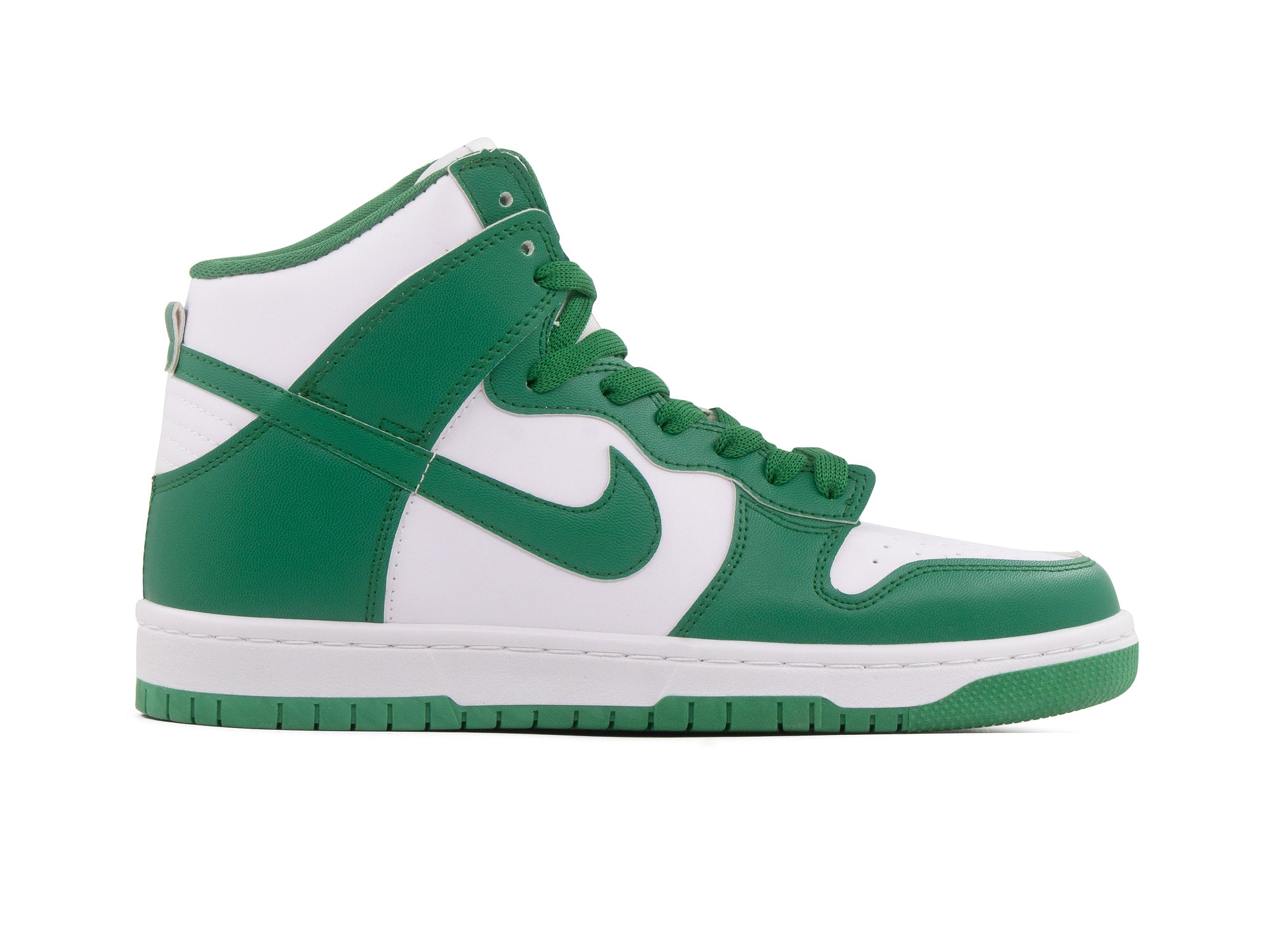 Tenis Dunk Bota Blanco Verde
