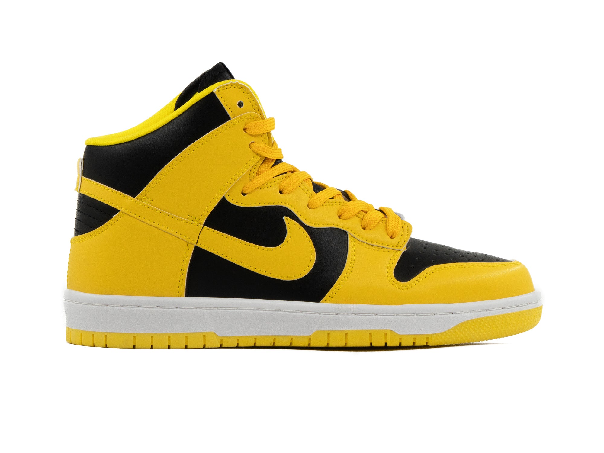 Tenis Dunk Bota Negro Amarillo