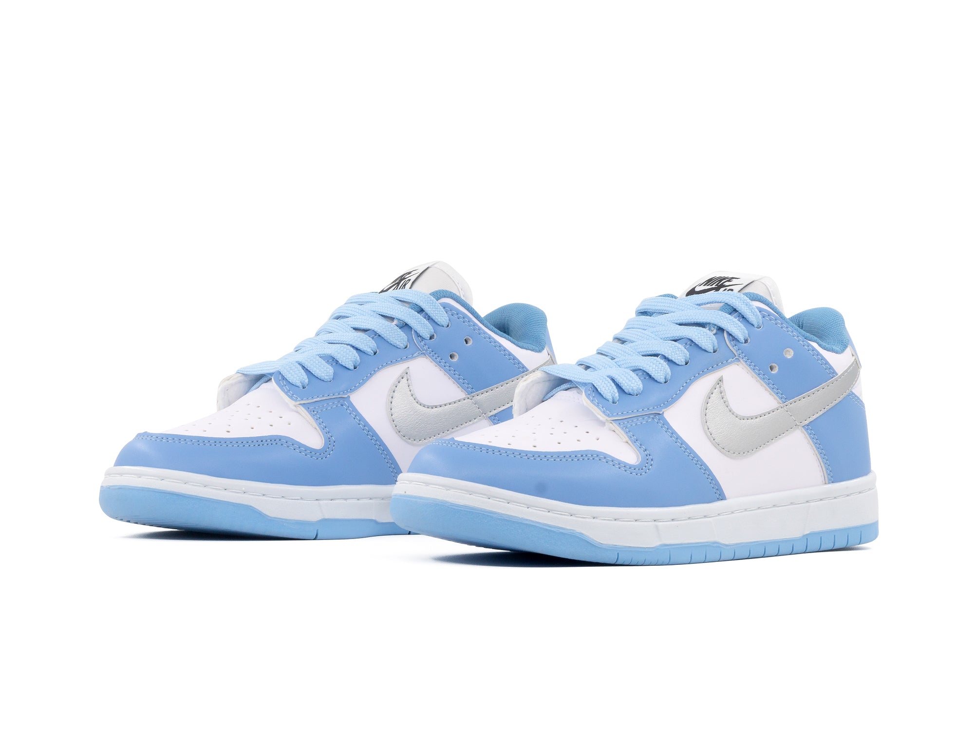 Tenis Dunk Low Blanco Cielo Gris