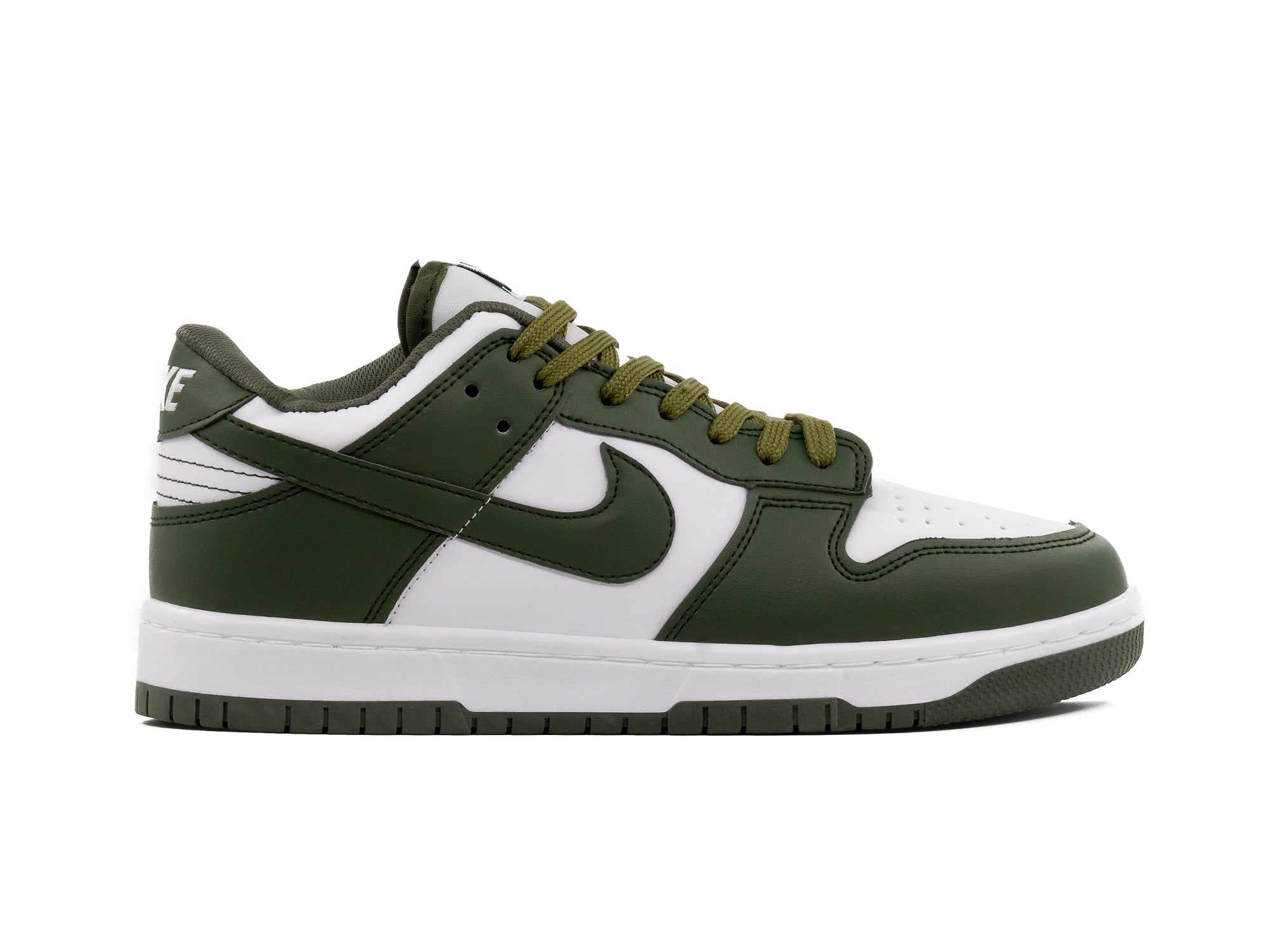 Tenis Dunk Low Blanco Verde Militar