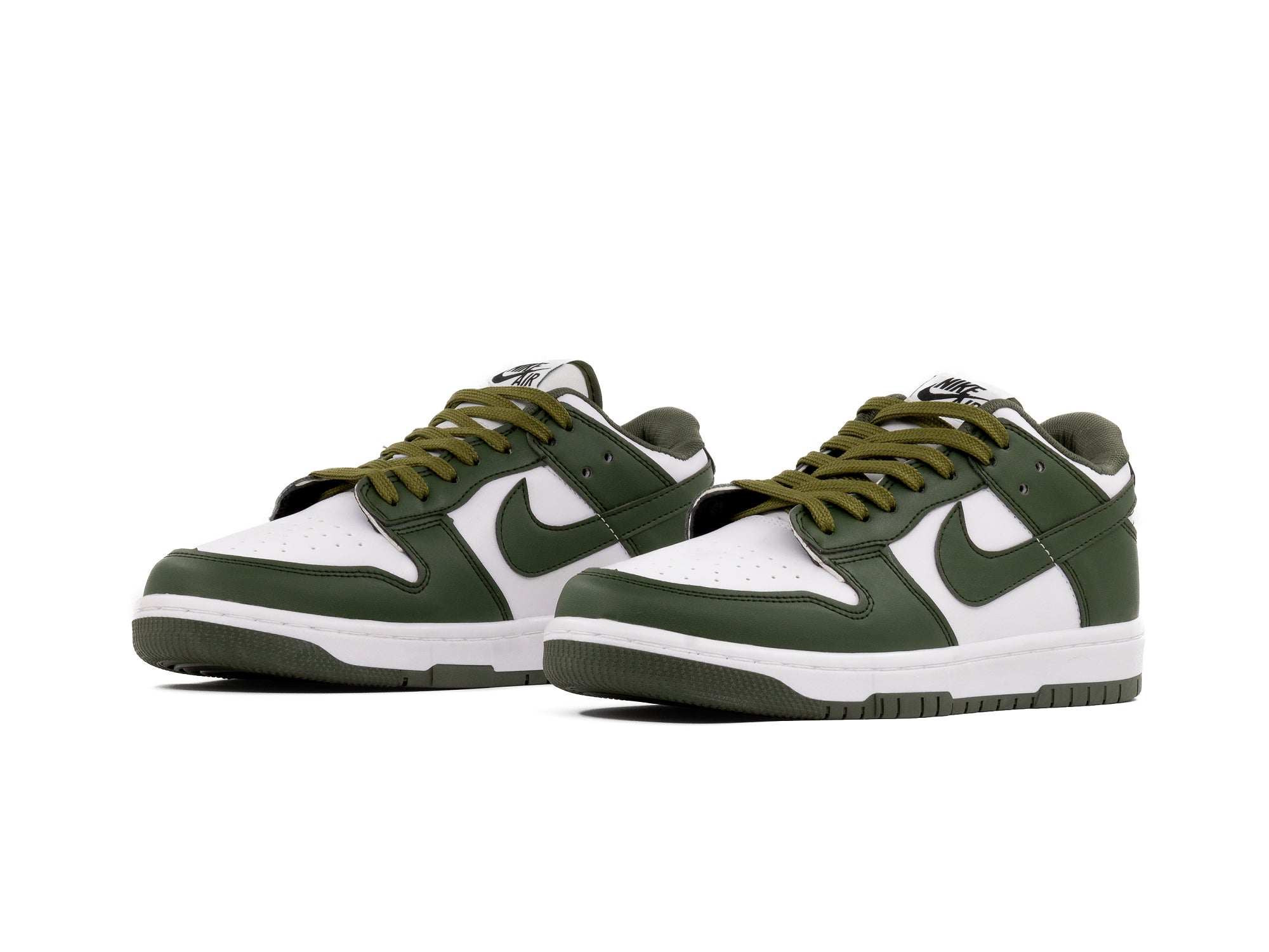 Tenis Dunk Low Blanco Verde Militar