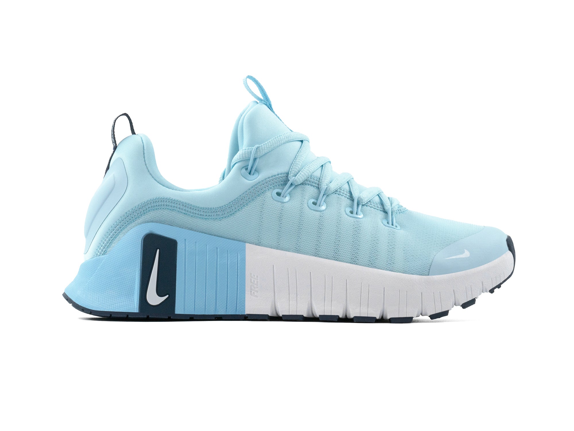 Tenis Free Metcon 6 Blanco Azul Cielo Importado