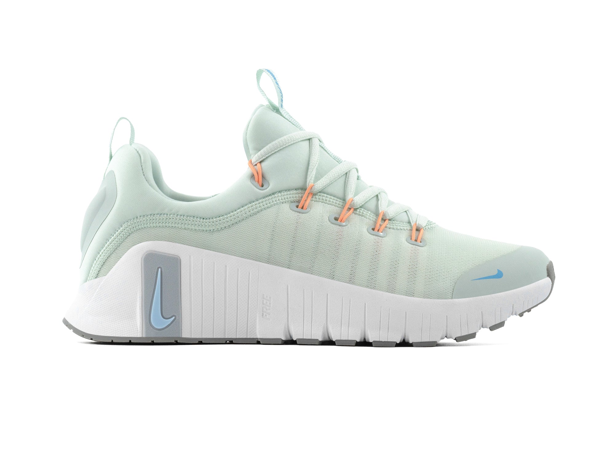 Tenis Free Metcon 6 White Half Blue Silver Importado