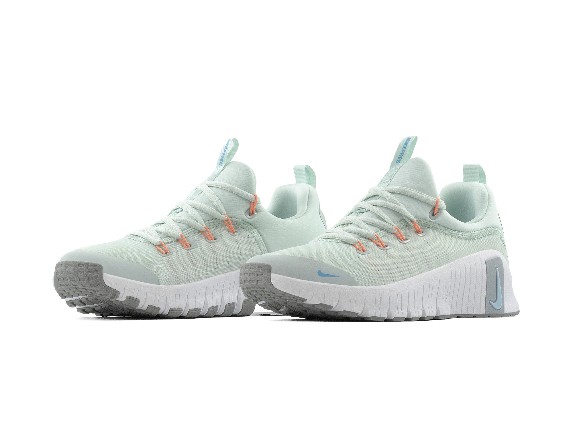 Tenis Free Metcon 6 White Half Blue Silver Importado