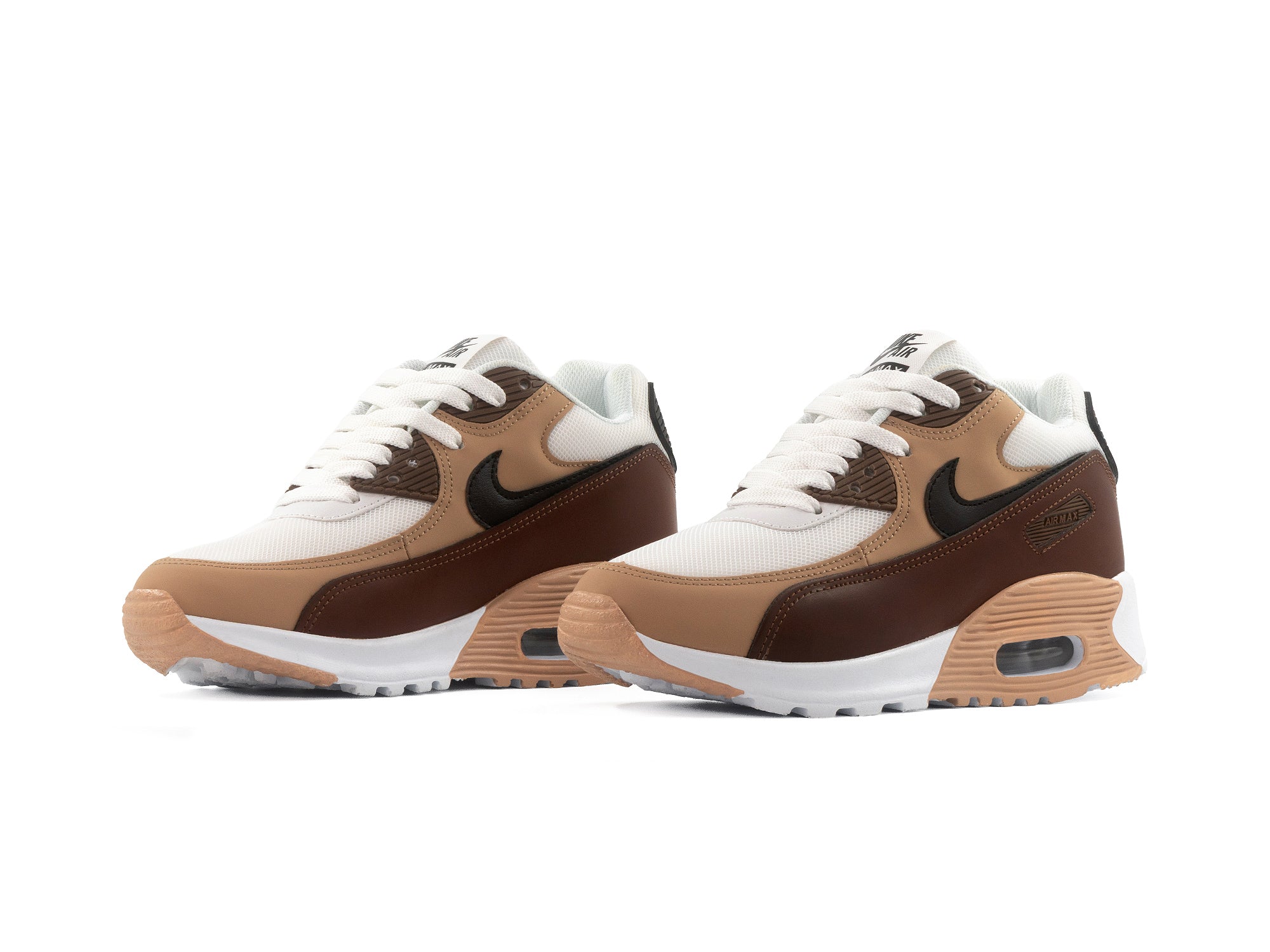 Tenis Max 90 Blanco Chocolate