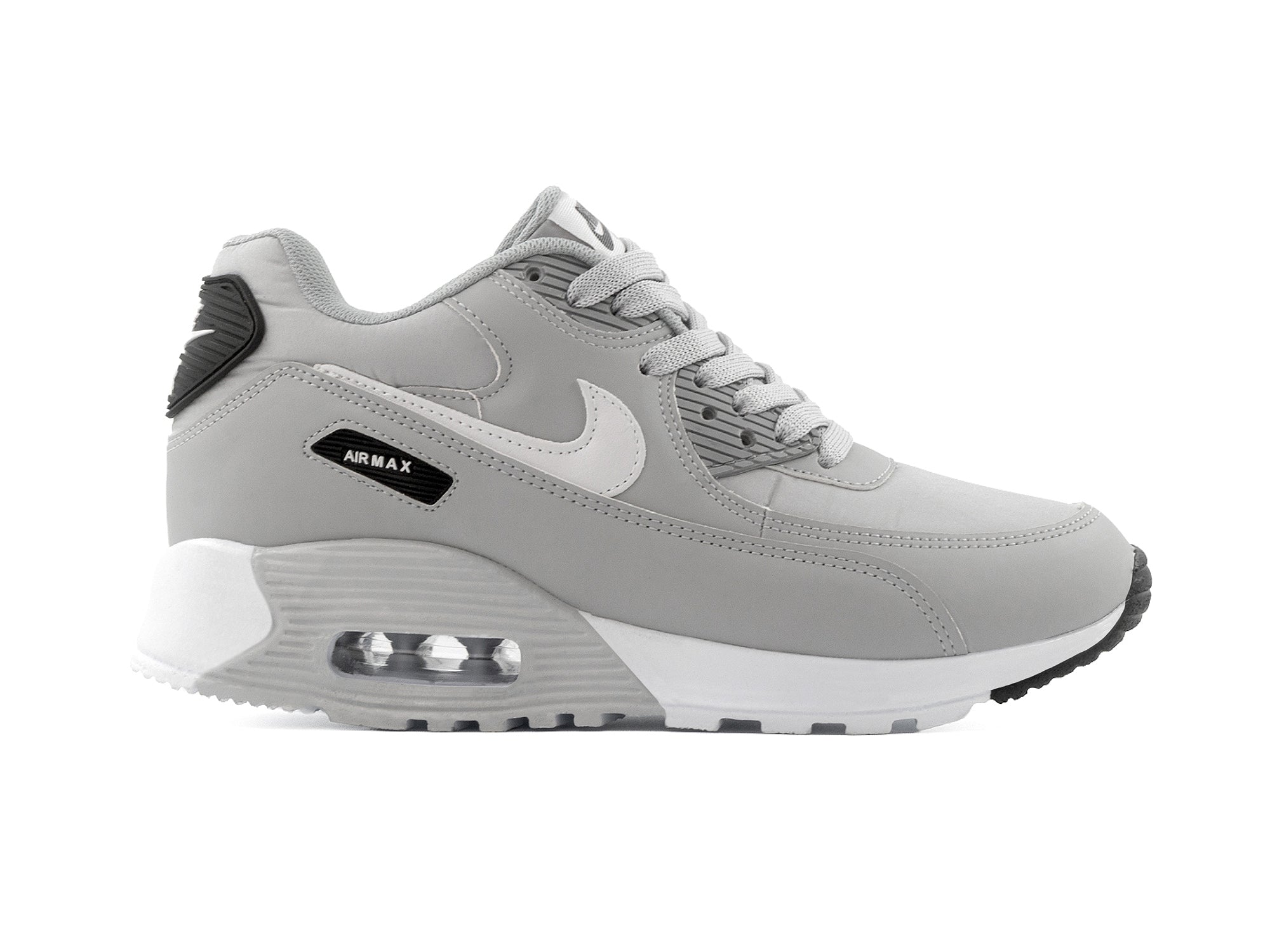 Tenis Max 90 Gris Blanco