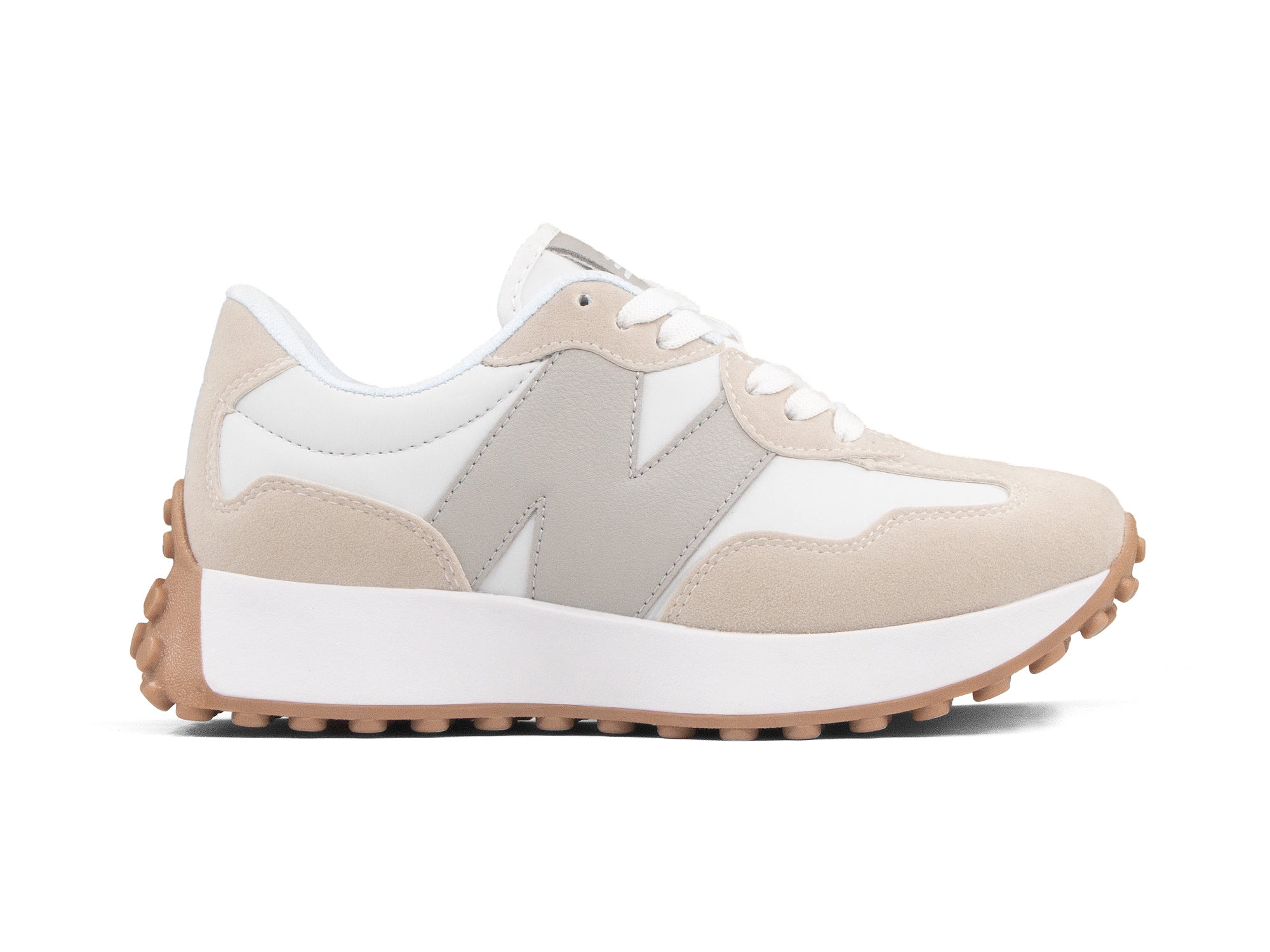 Tenis New Balance 327 Blanco Gris 1.1 Premium