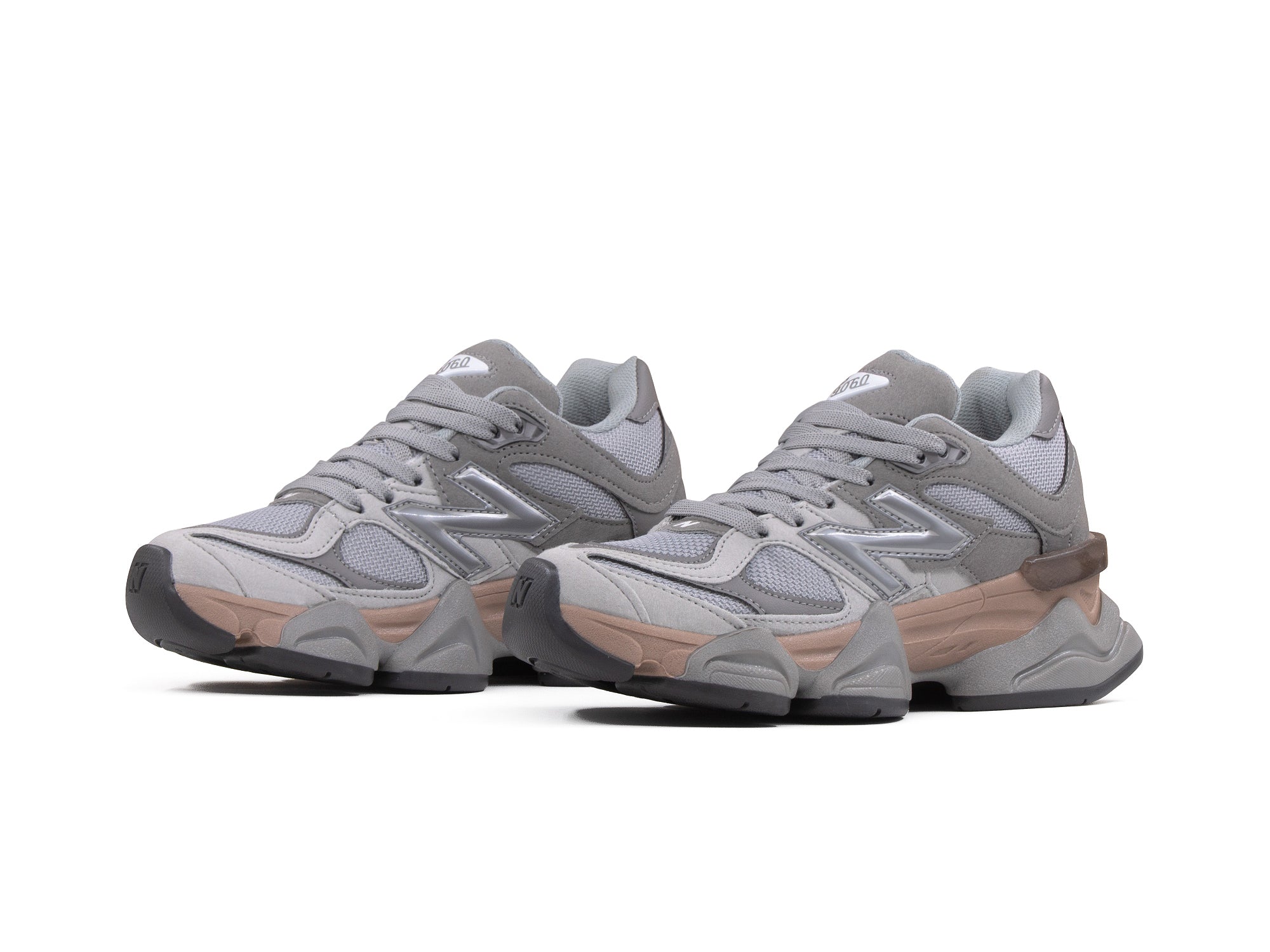 Tenis New Balance 9060 Plata Gris Perla 1.1 Premium
