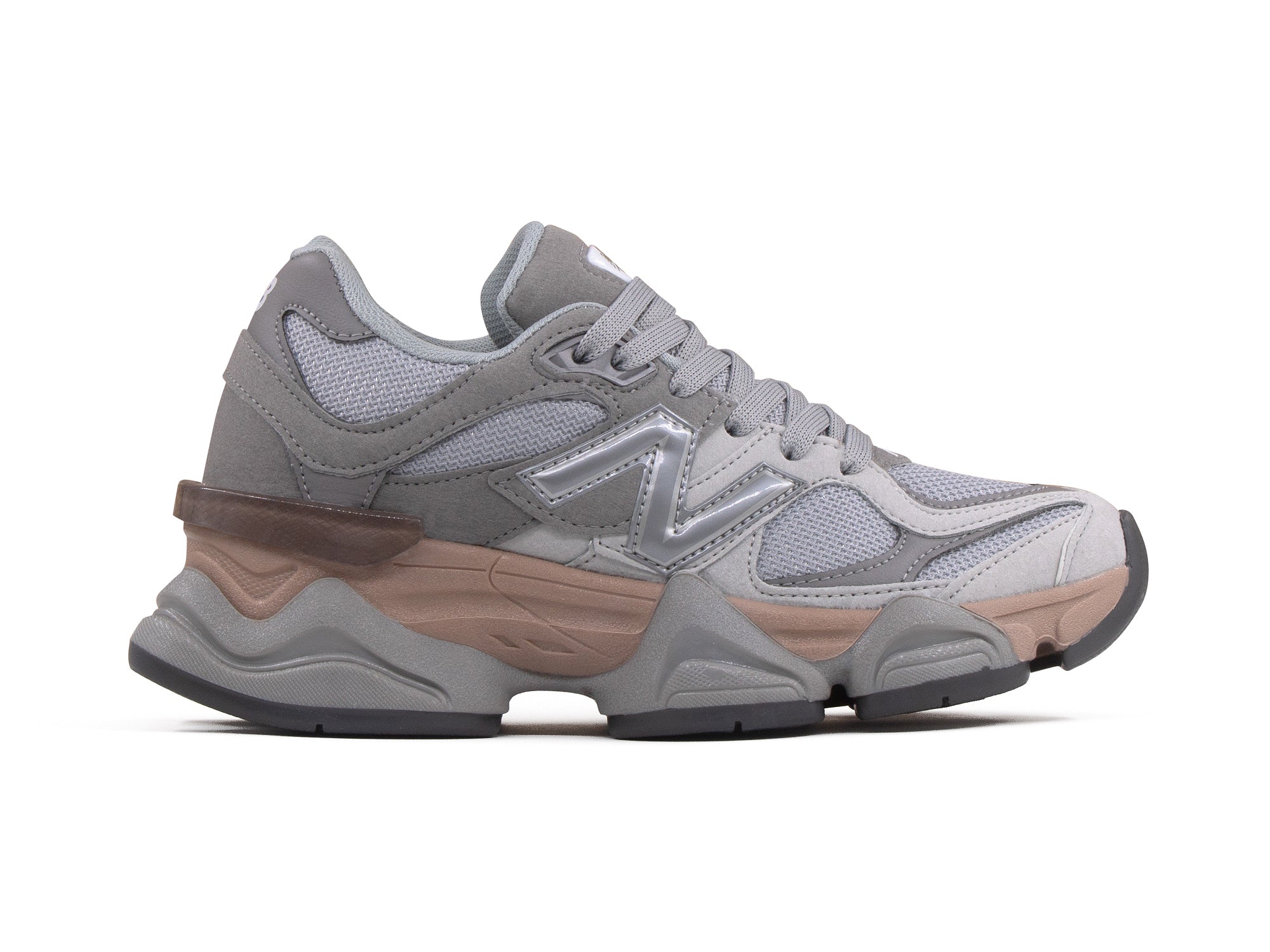 Tenis New Balance 9060 Plata Gris Perla 1.1 Premium