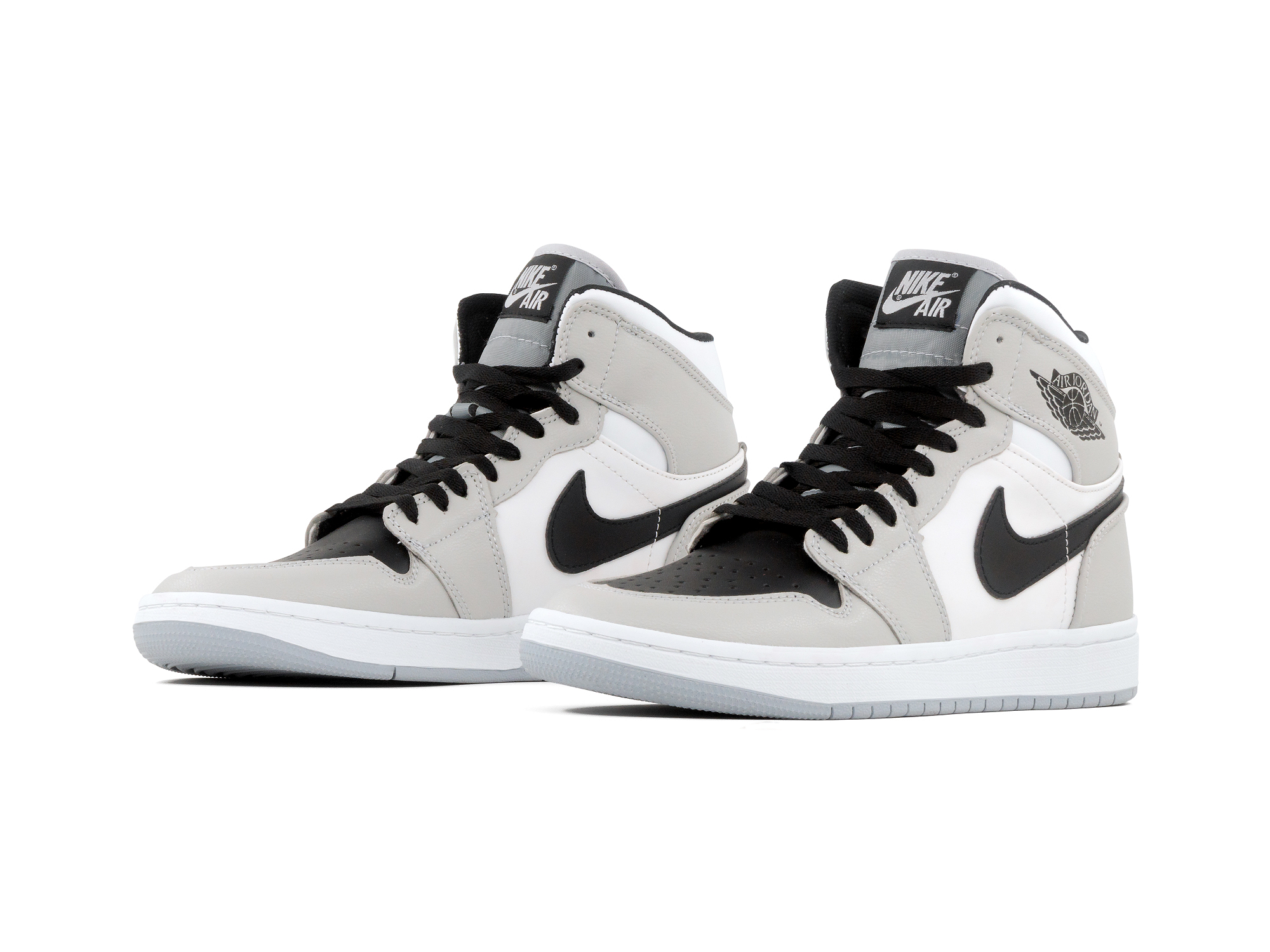 Tenis Retro 1 Gris Negro Blanco