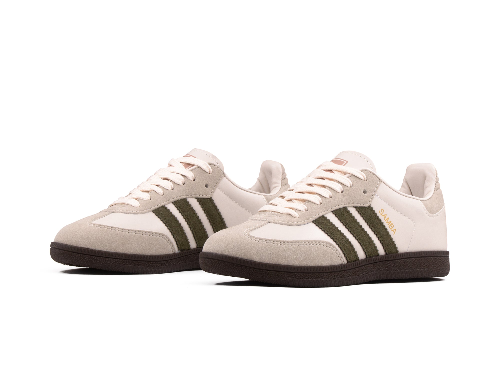 Tenis Samba Beige Verde
