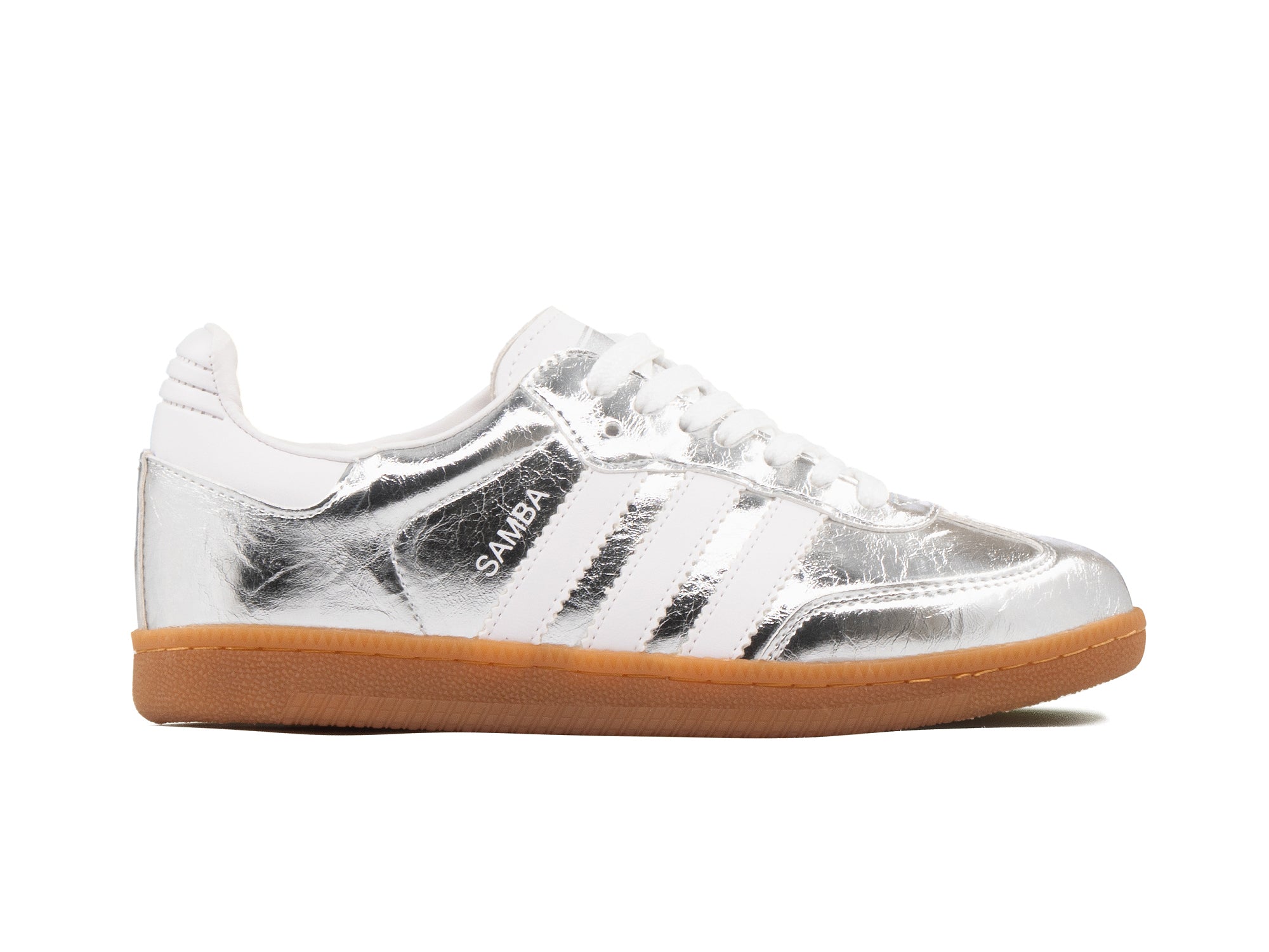Tenis Samba Plata Blanco