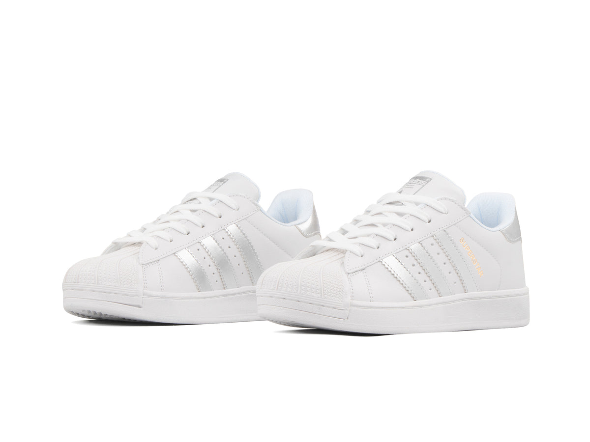 Tenis Concha Blanco Plata