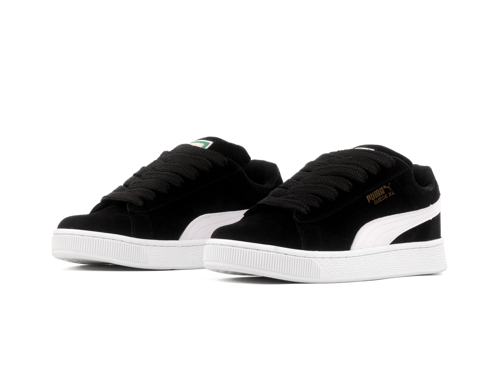 Tenis Suede XL Negro Blanco