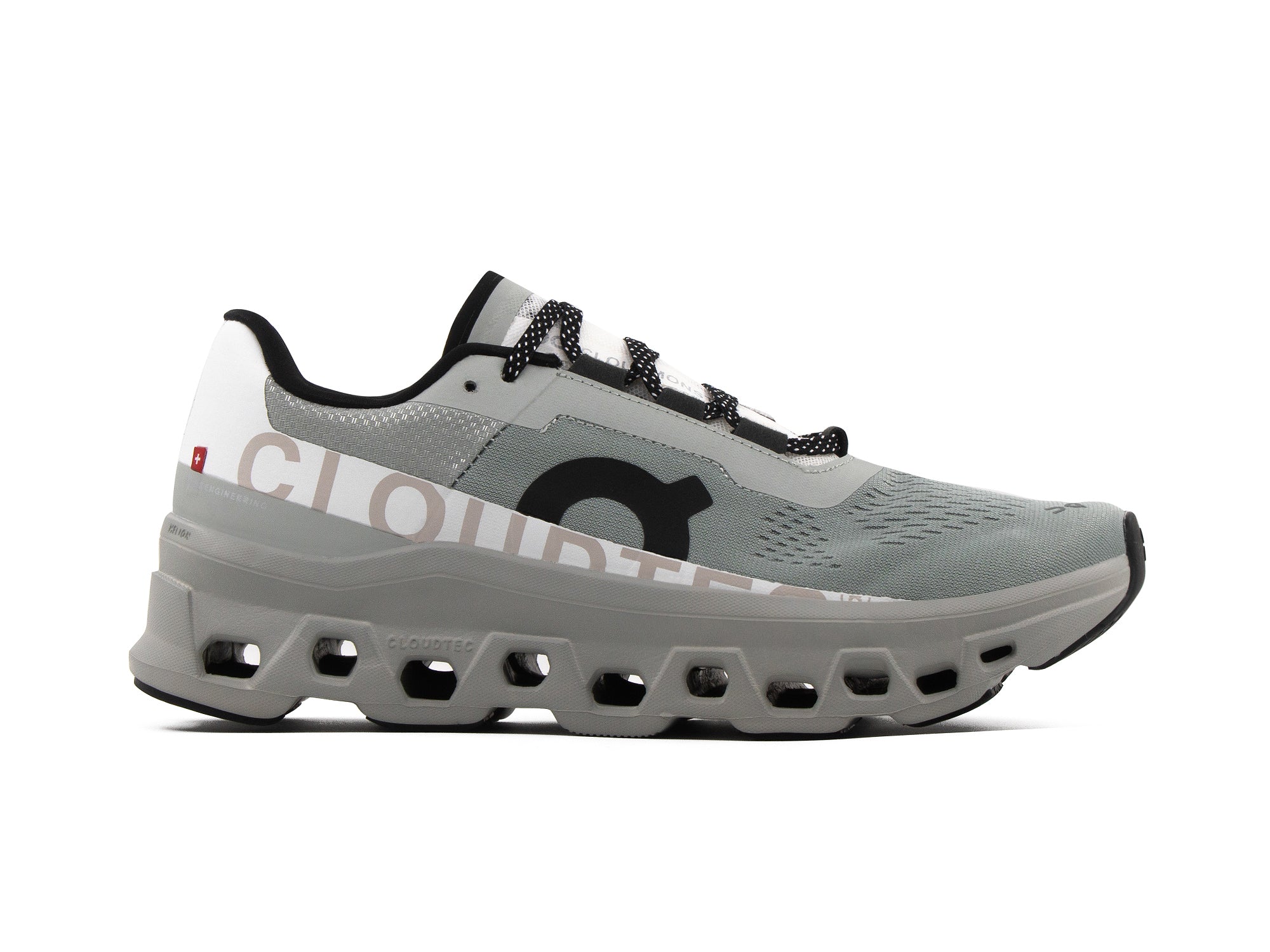 Tenis On Cloud Monster Gris Importado