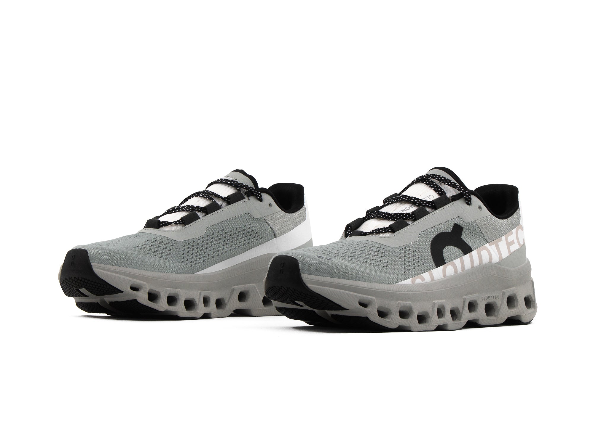 Tenis On Cloud Monster Gris Importado