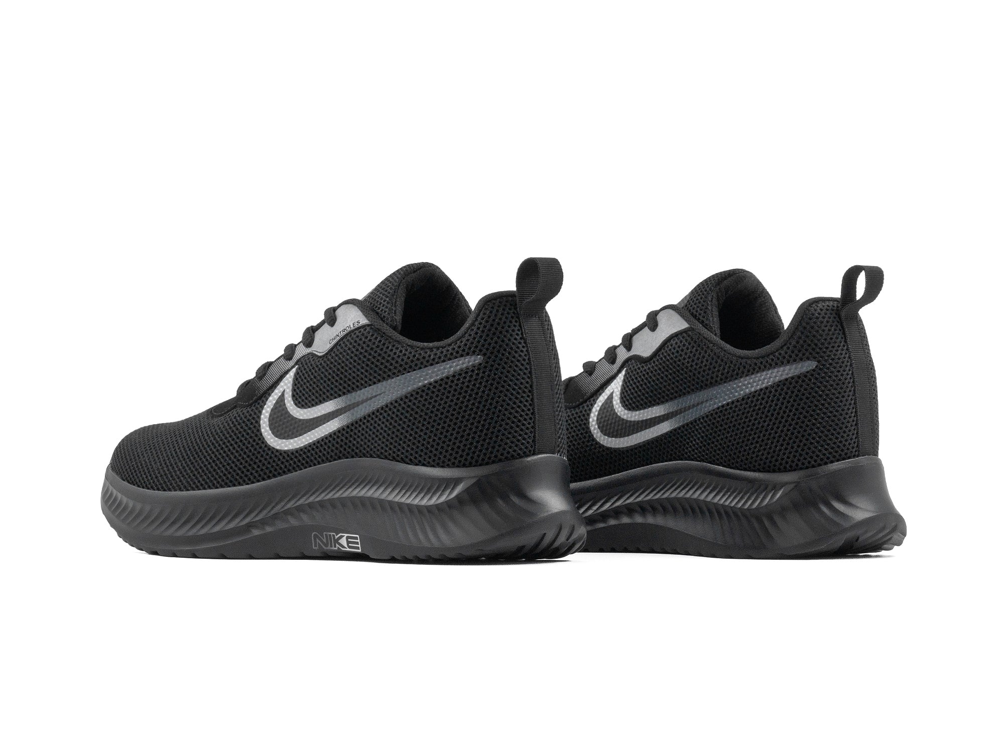 Tenis 026 Negro Plata Oxford