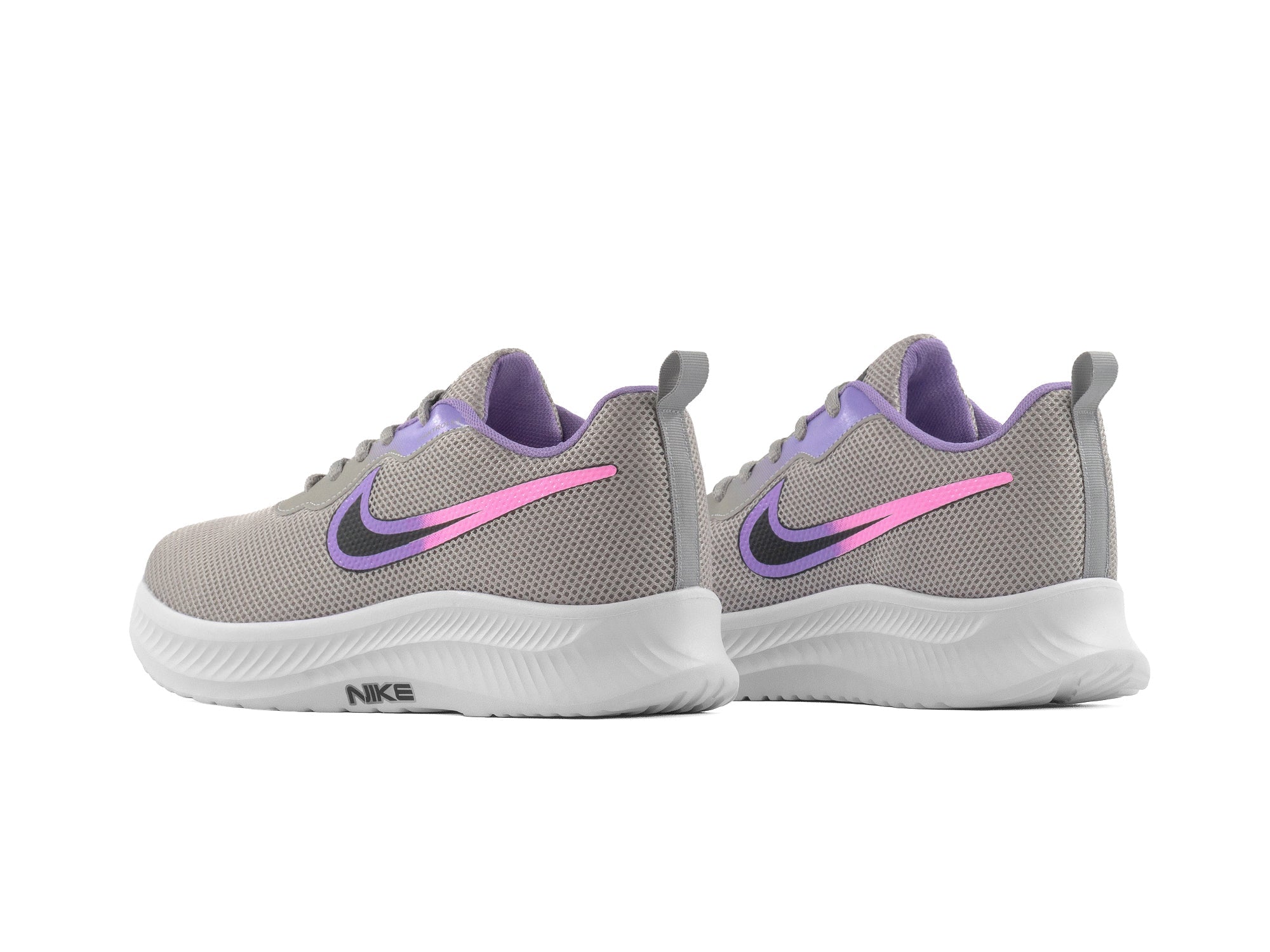 Tenis 026 Plata Lila Rosa