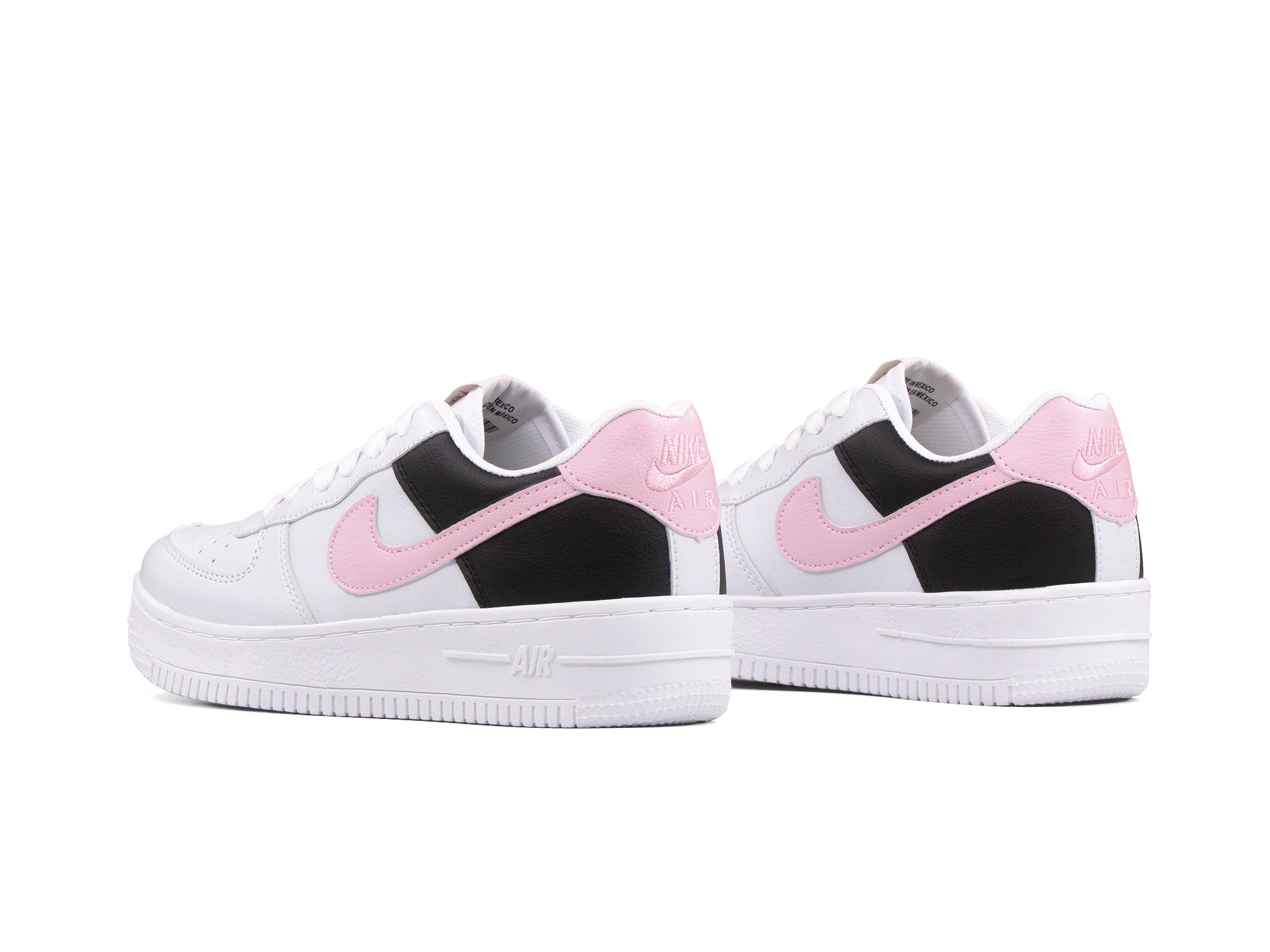 Tenis 270 Blanco Negro Rosa-1