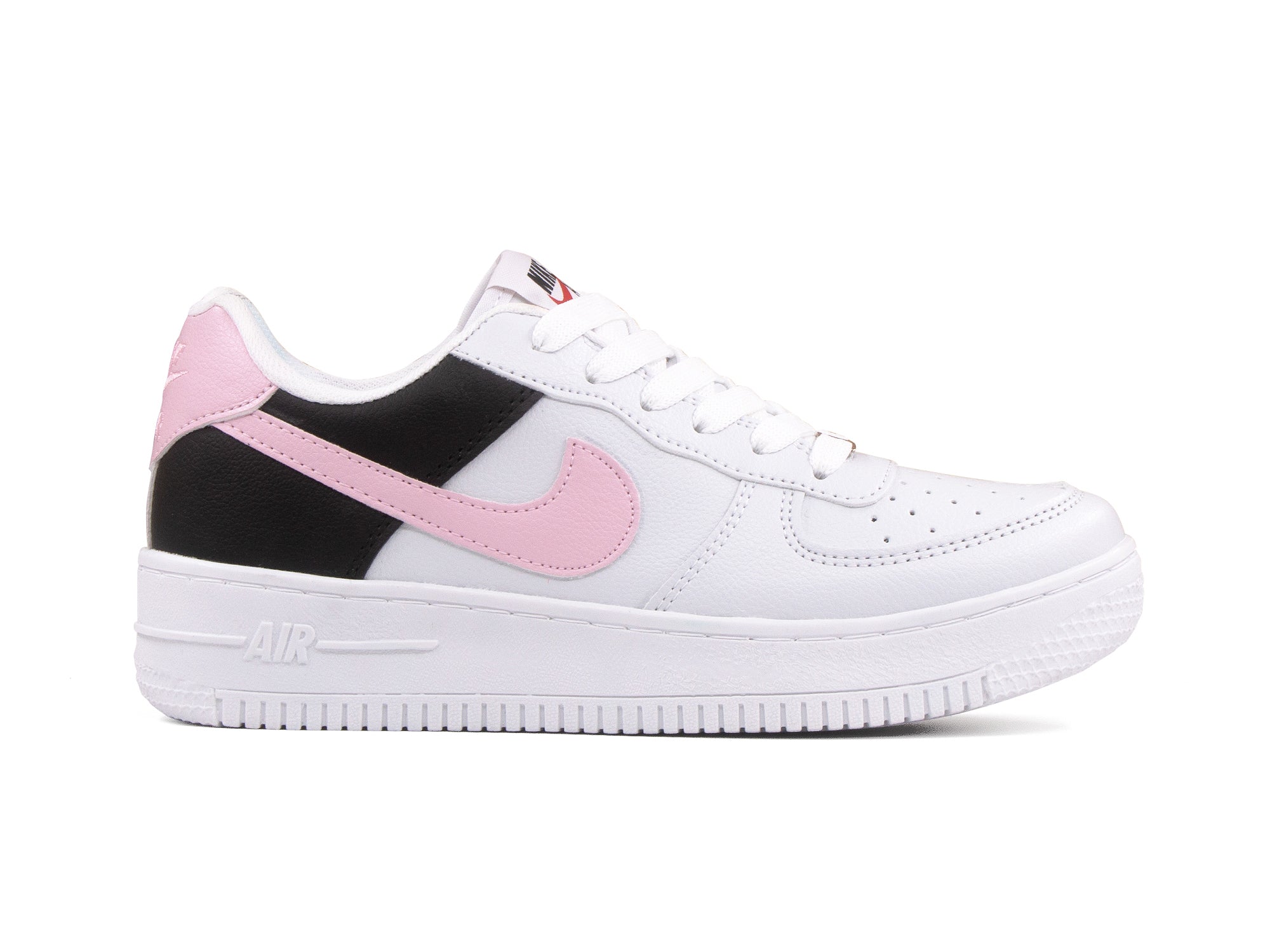 Tenis 270 Blanco Negro Rosa-1