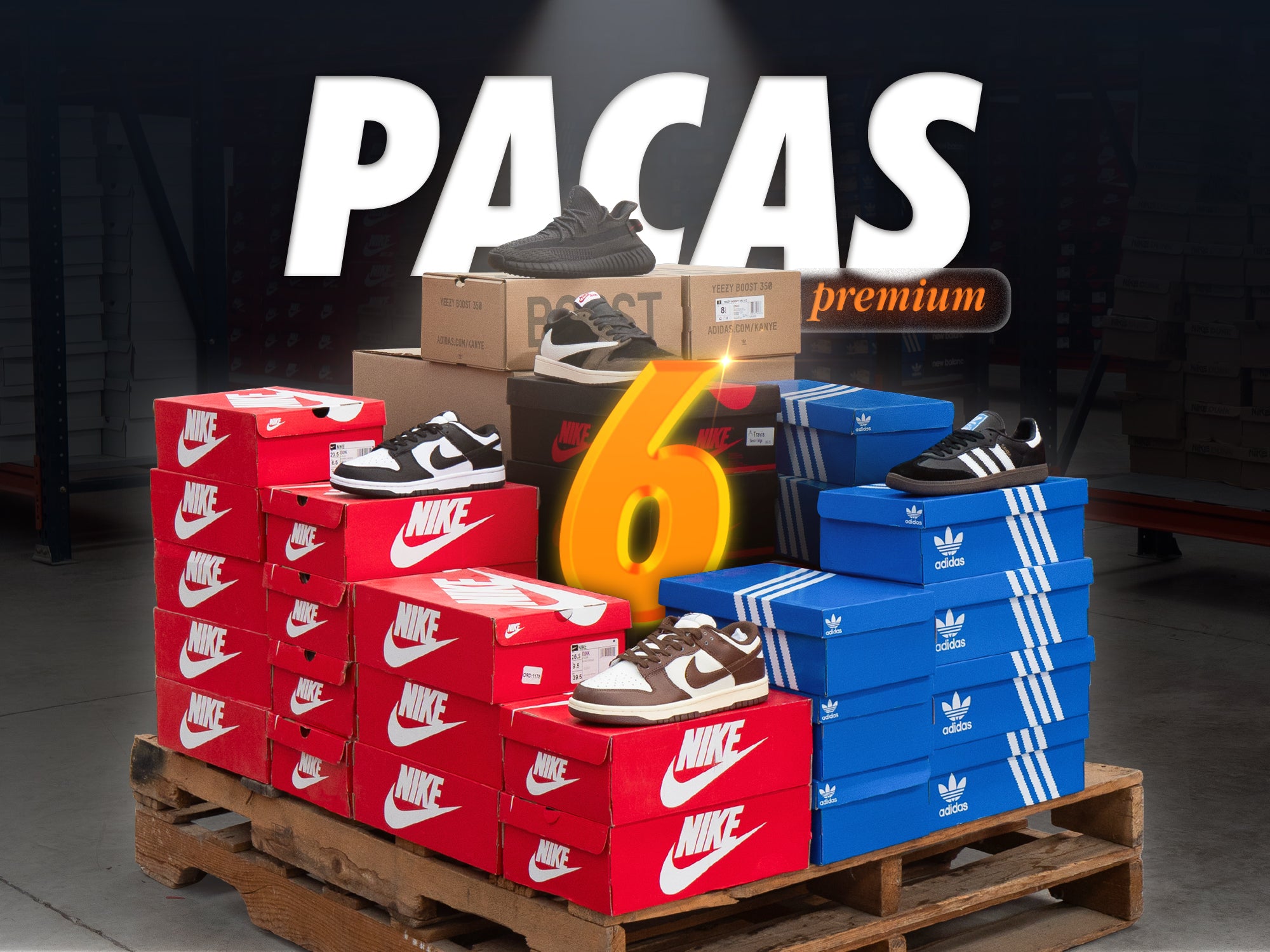 Paca 6 Pares Importados