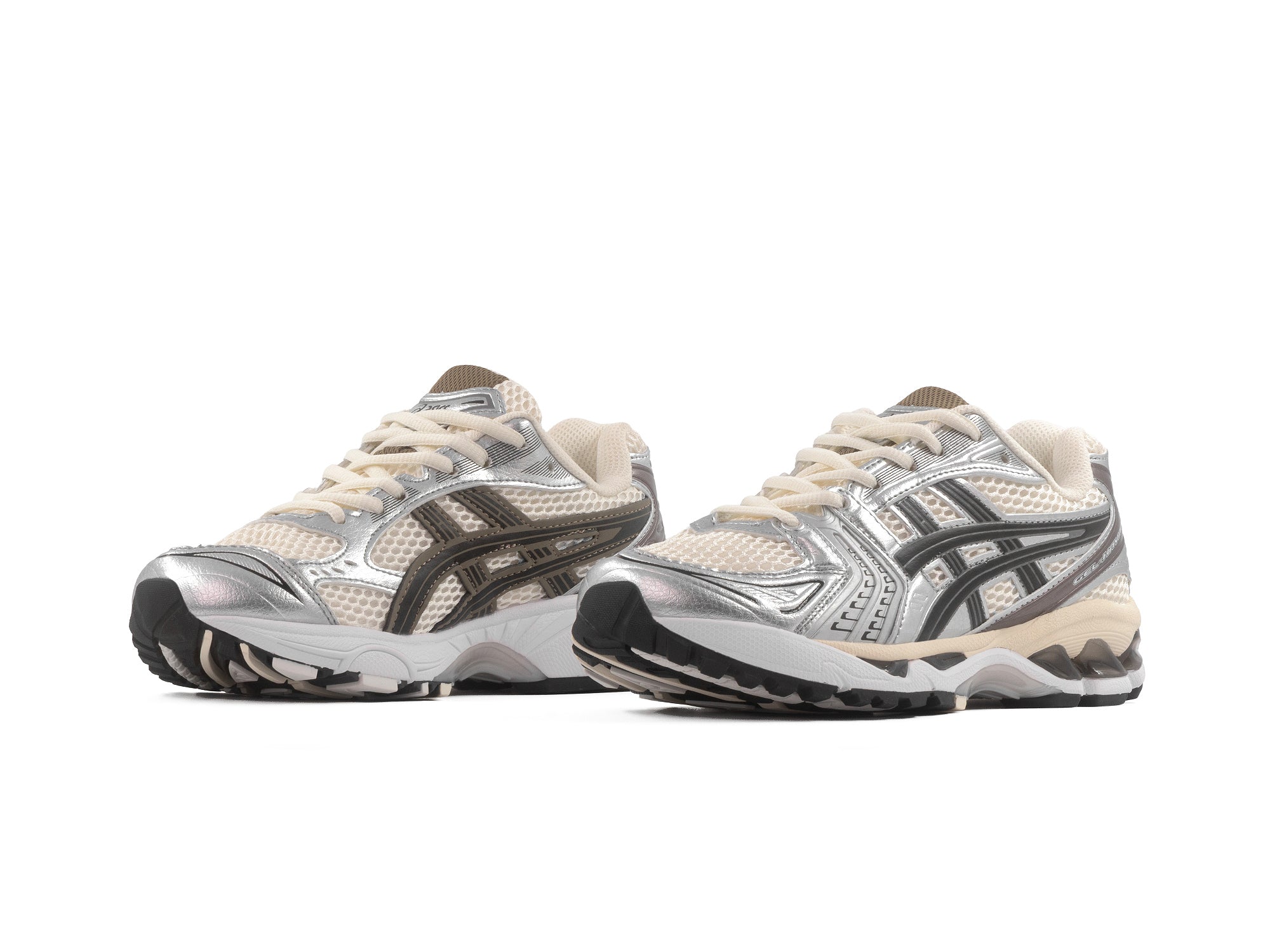 Tenis Asics Gel-Kayano 14 Cream Black Metallic Importado