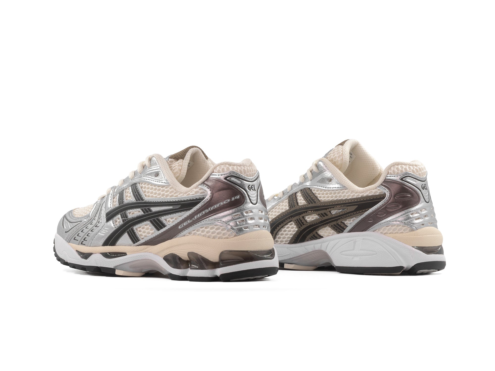 Tenis Asics Gel-Kayano 14 Cream Black Metallic Importado