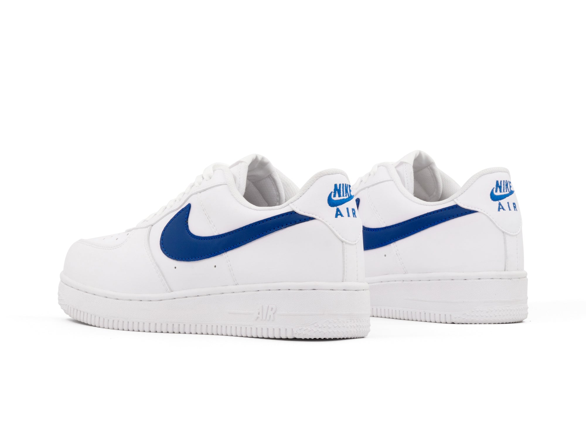 Tenis Air Force 1 Blanco Azul Rey 1.1