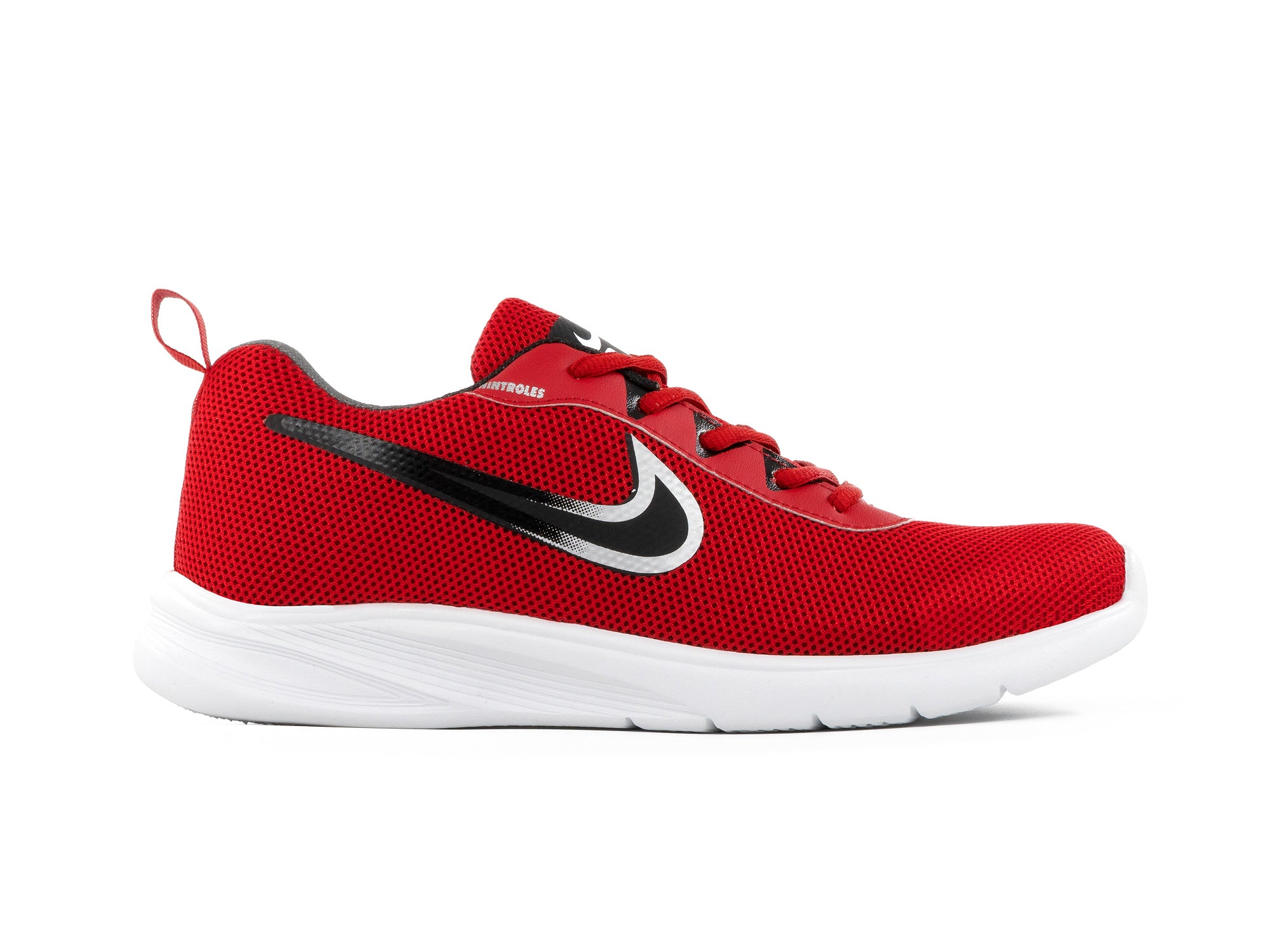 Tenis 025 Rojo Negro Plata-1