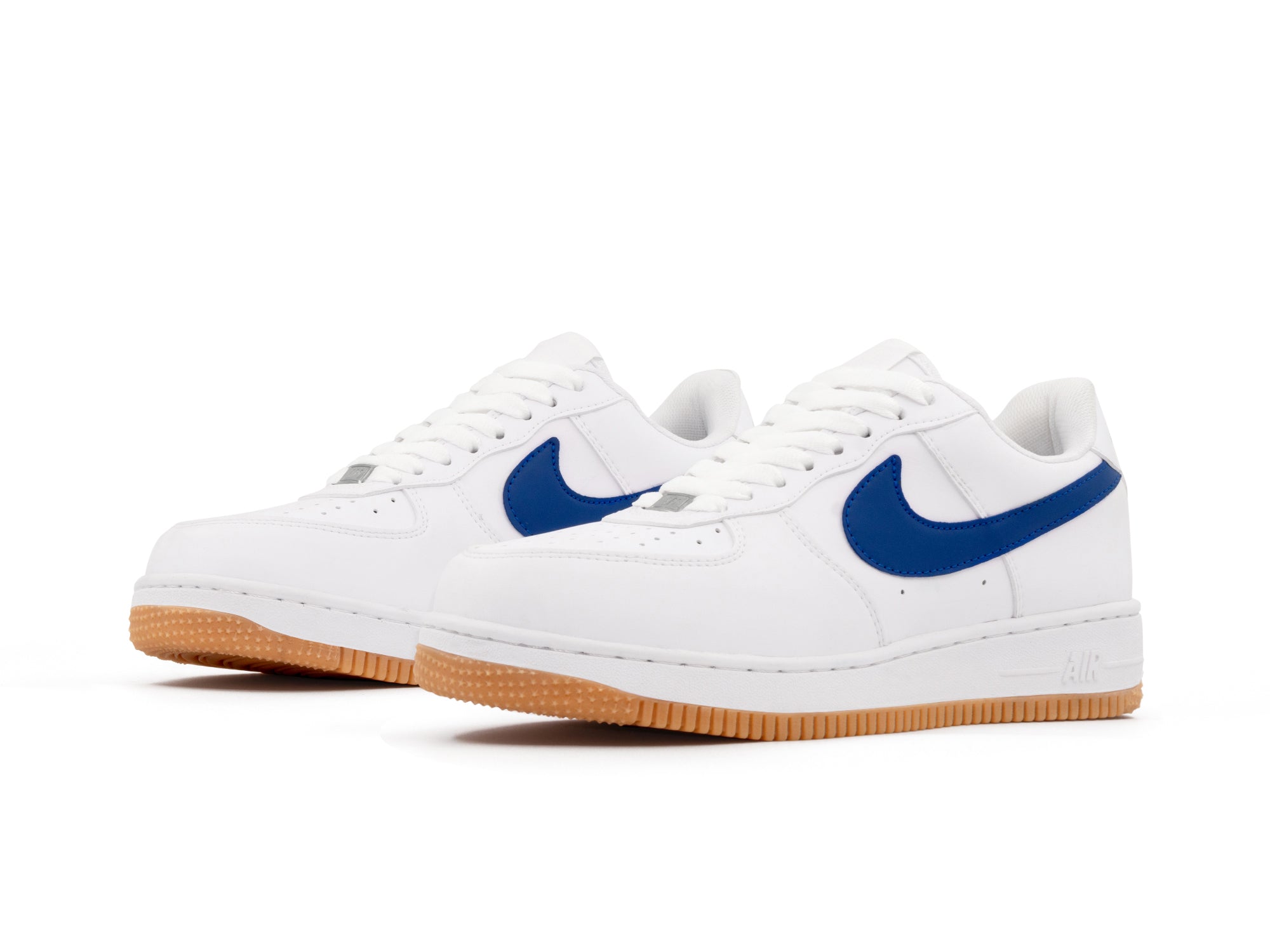 Nike air force blanco clearance y azul