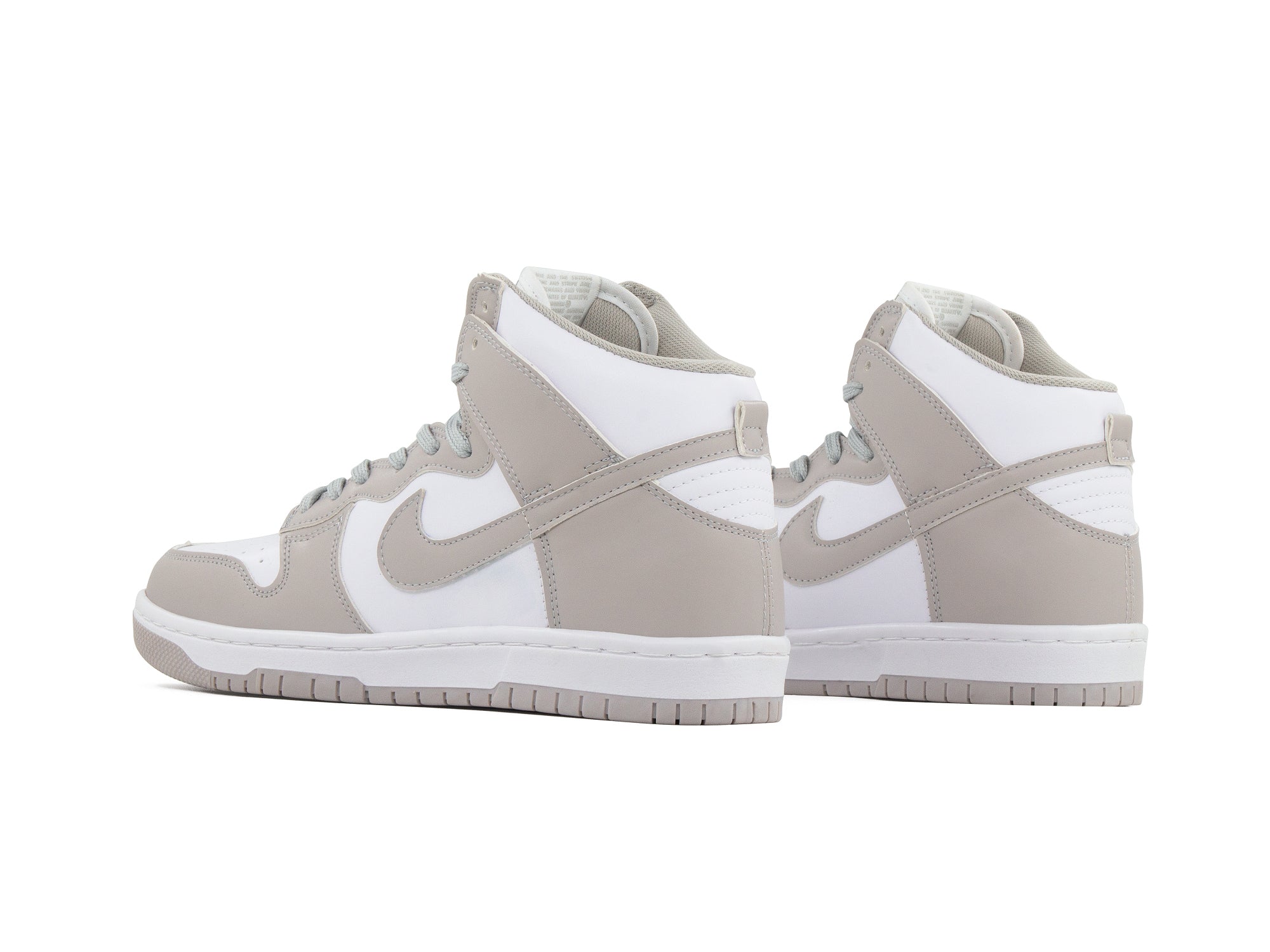 Tenis Dunk Bota Blanco Gris