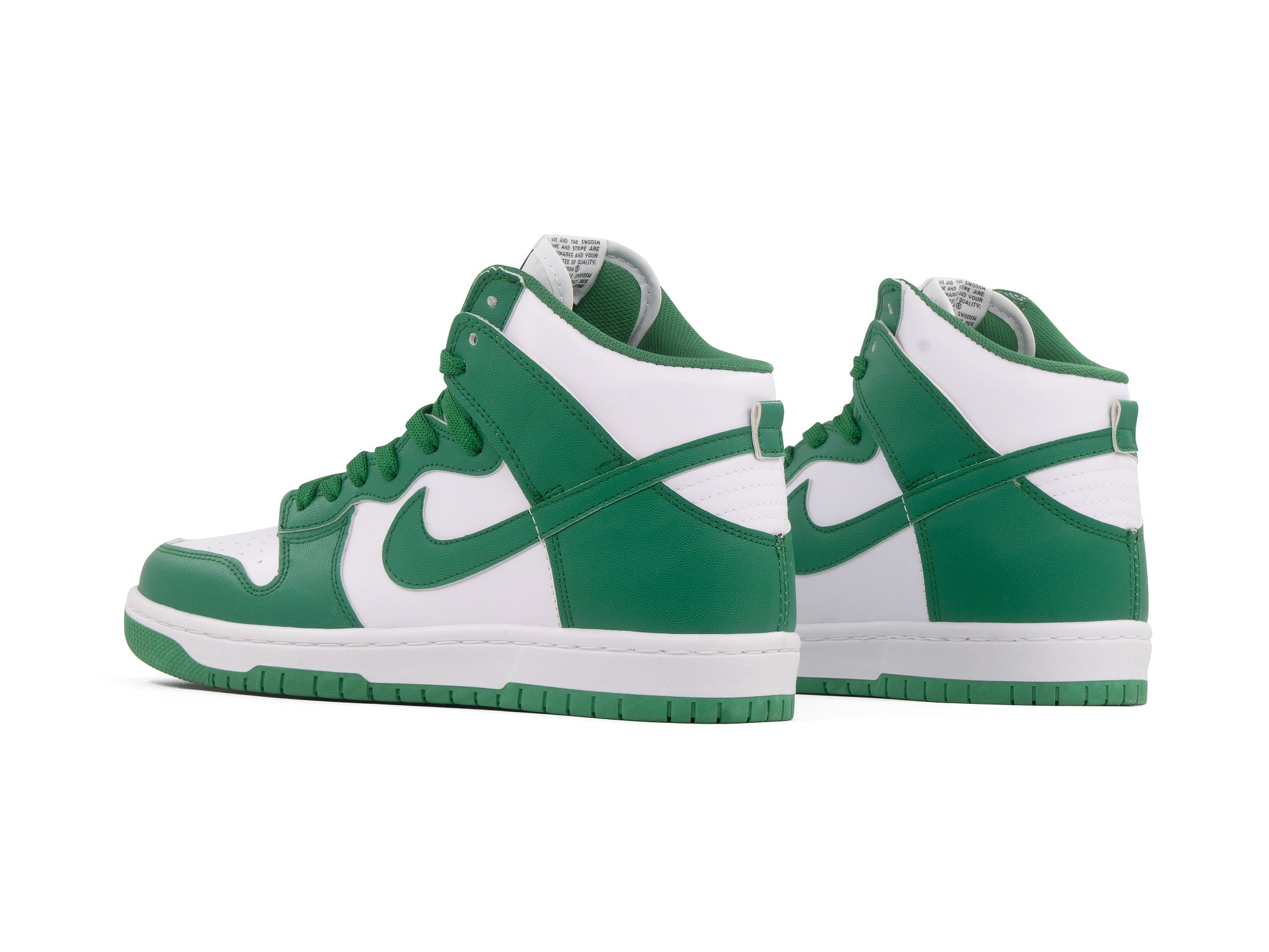 Tenis Dunk Bota Blanco Verde