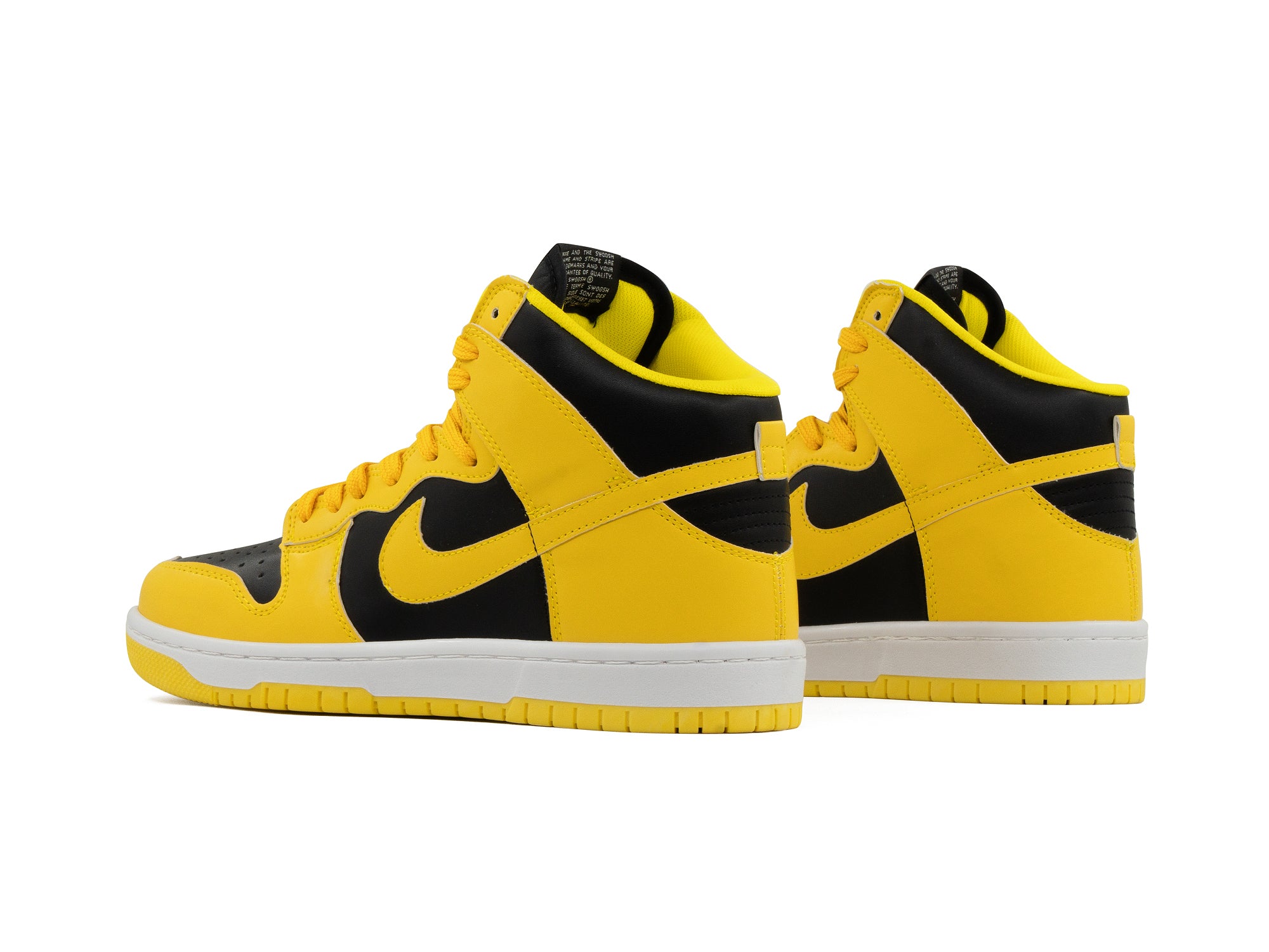 Tenis Dunk Bota Negro Amarillo