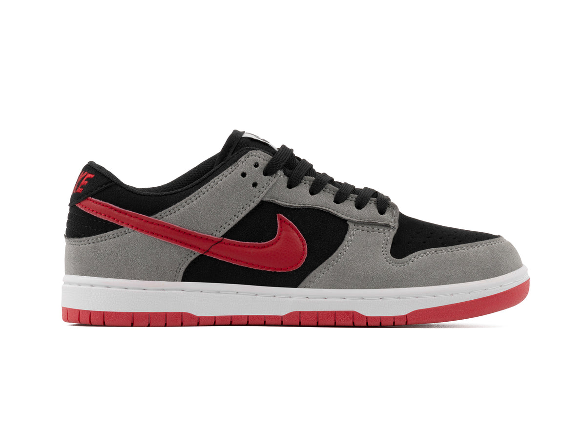 Tenis Dunk Low OG Gris Negro Rojo