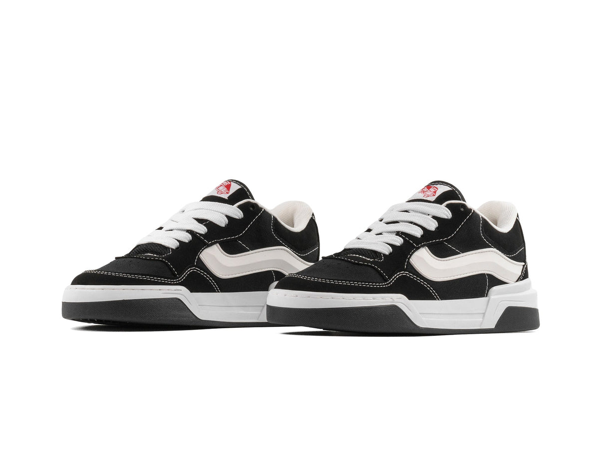 Tenis Hylane Negro Blanco Lona