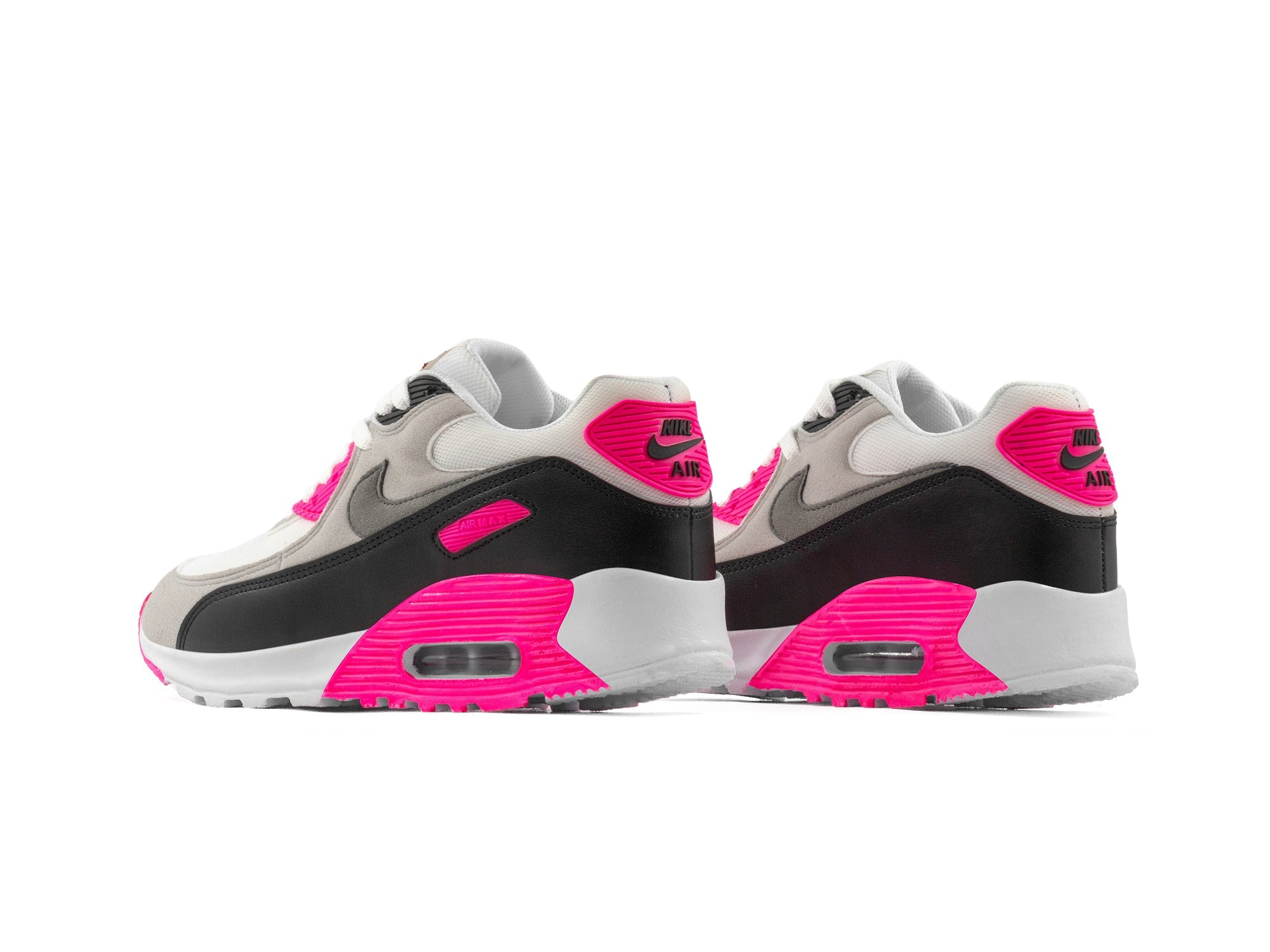 Tenis Max 90 Blanco Gris Fiusha