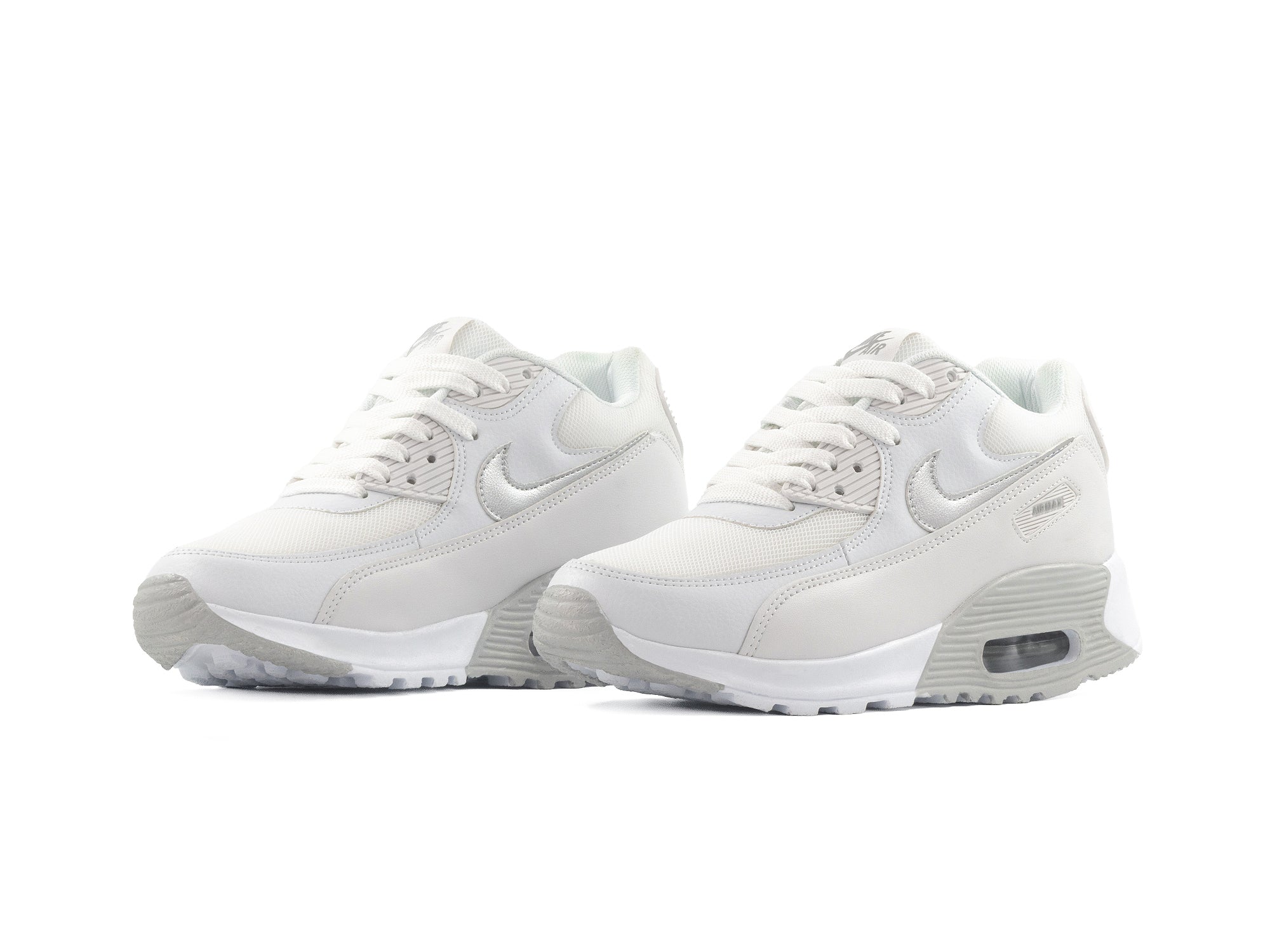 Tenis Max 90 Blanco Plata