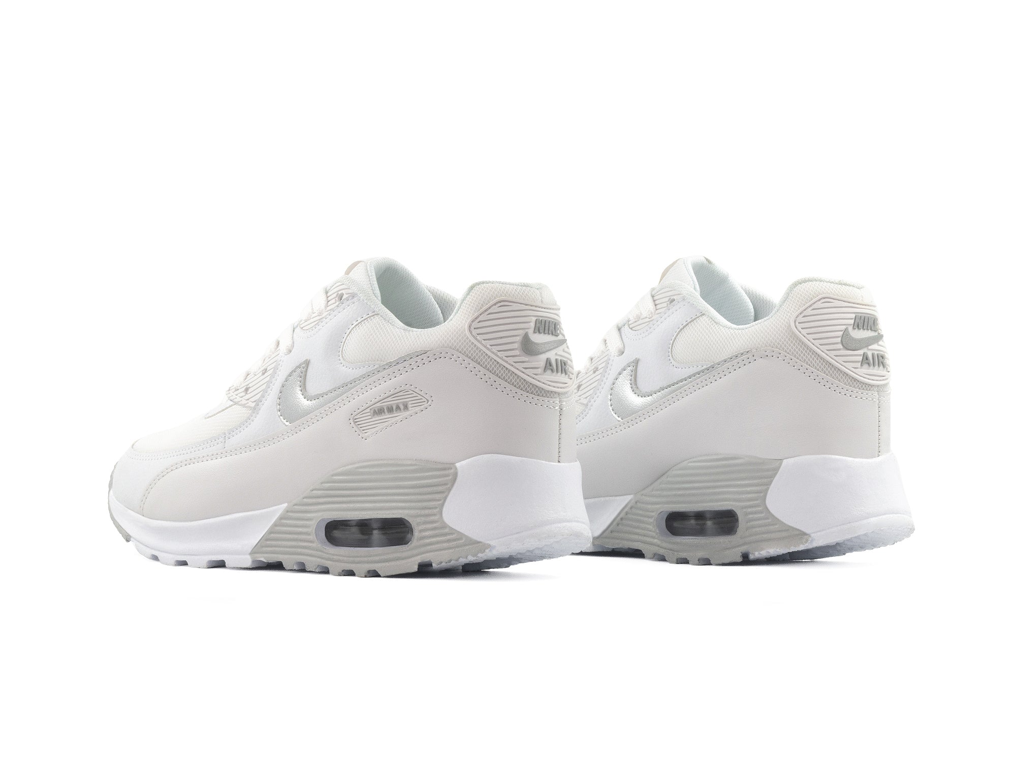 Tenis Max 90 Blanco Plata