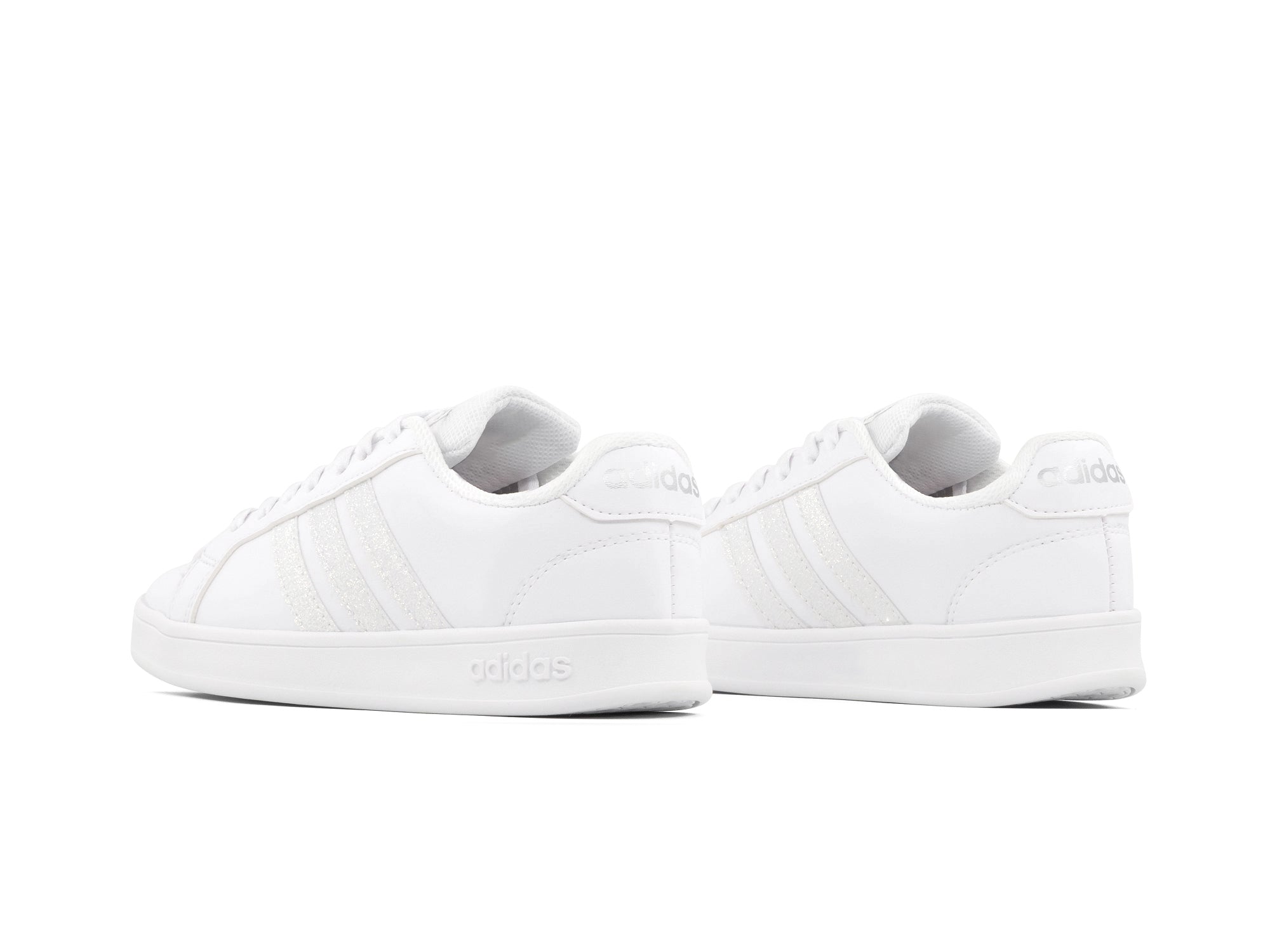 Tenis Neo Grand Court Blanco Brillos