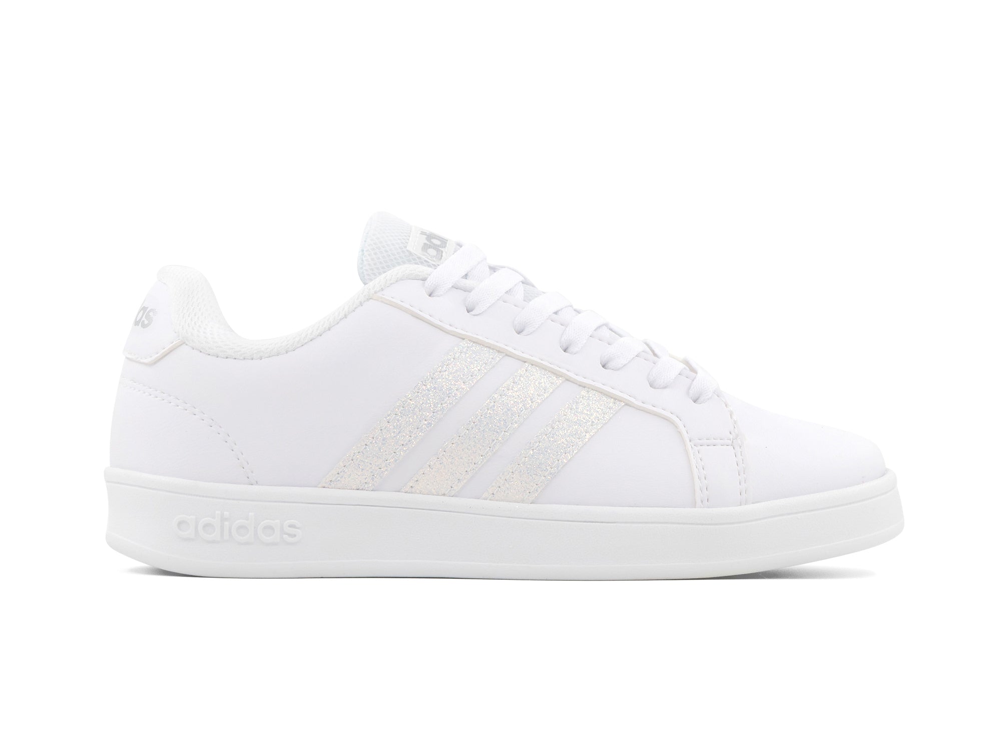 Tenis Neo Grand Court Blanco Brillos