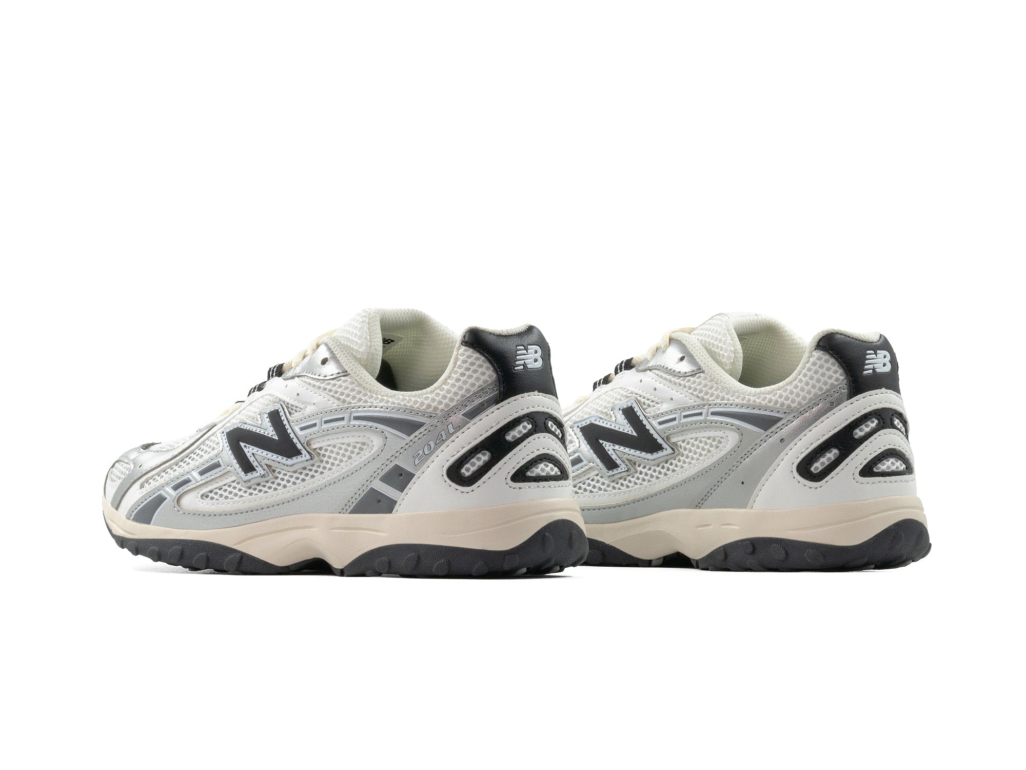 Tenis New Balance 204L Silver Black Metalic Importado