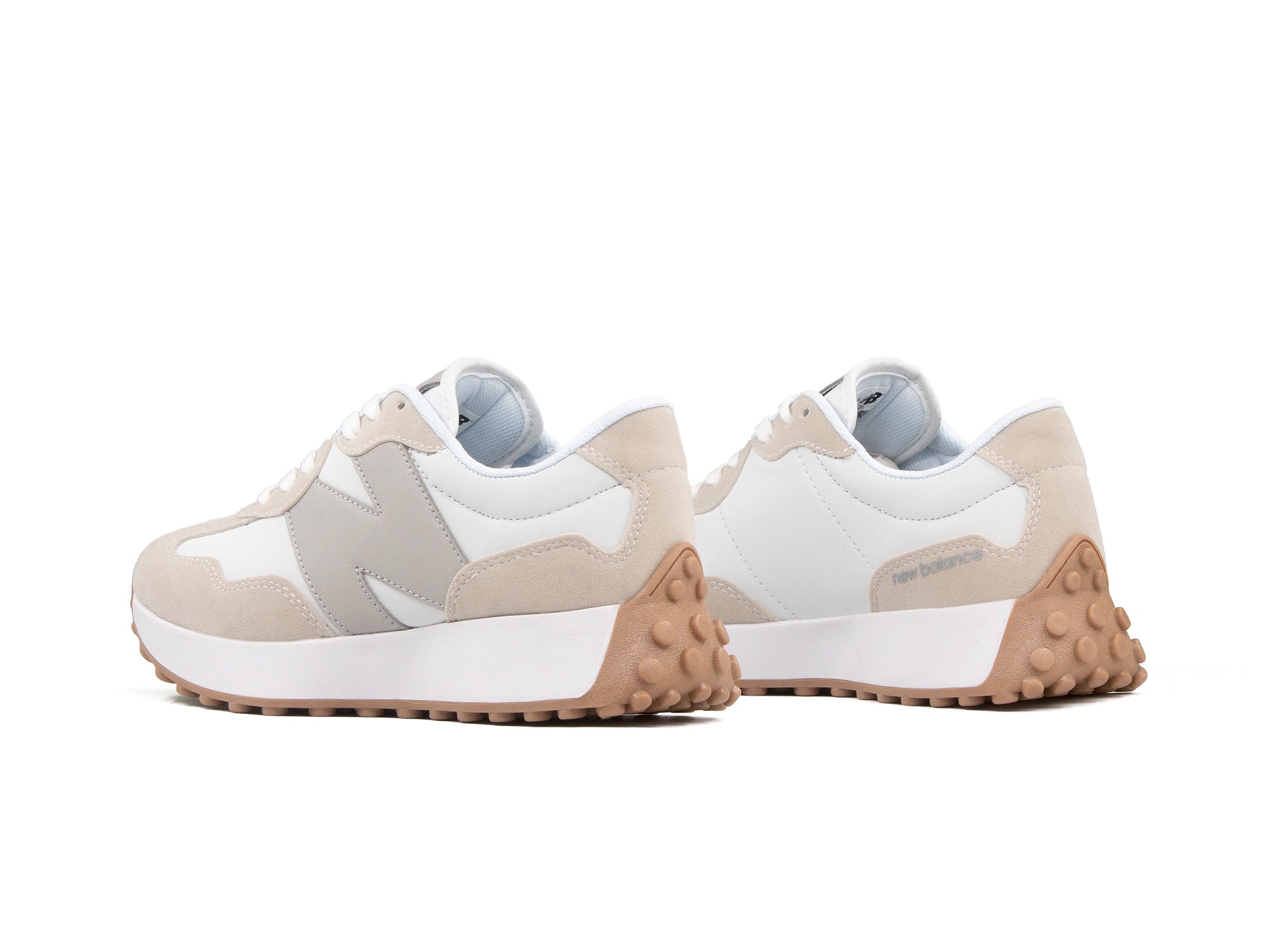 Tenis New Balance 327 Blanco Gris 1.1 Premium