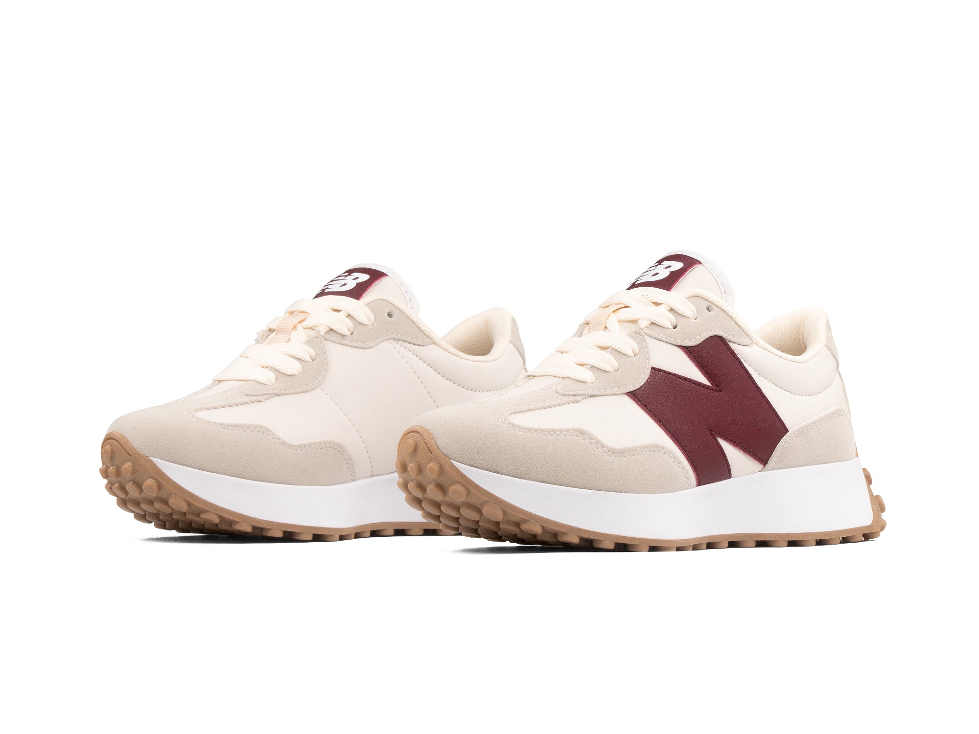 Tenis New Balance 327 Blanco Vino 1.1 Premium